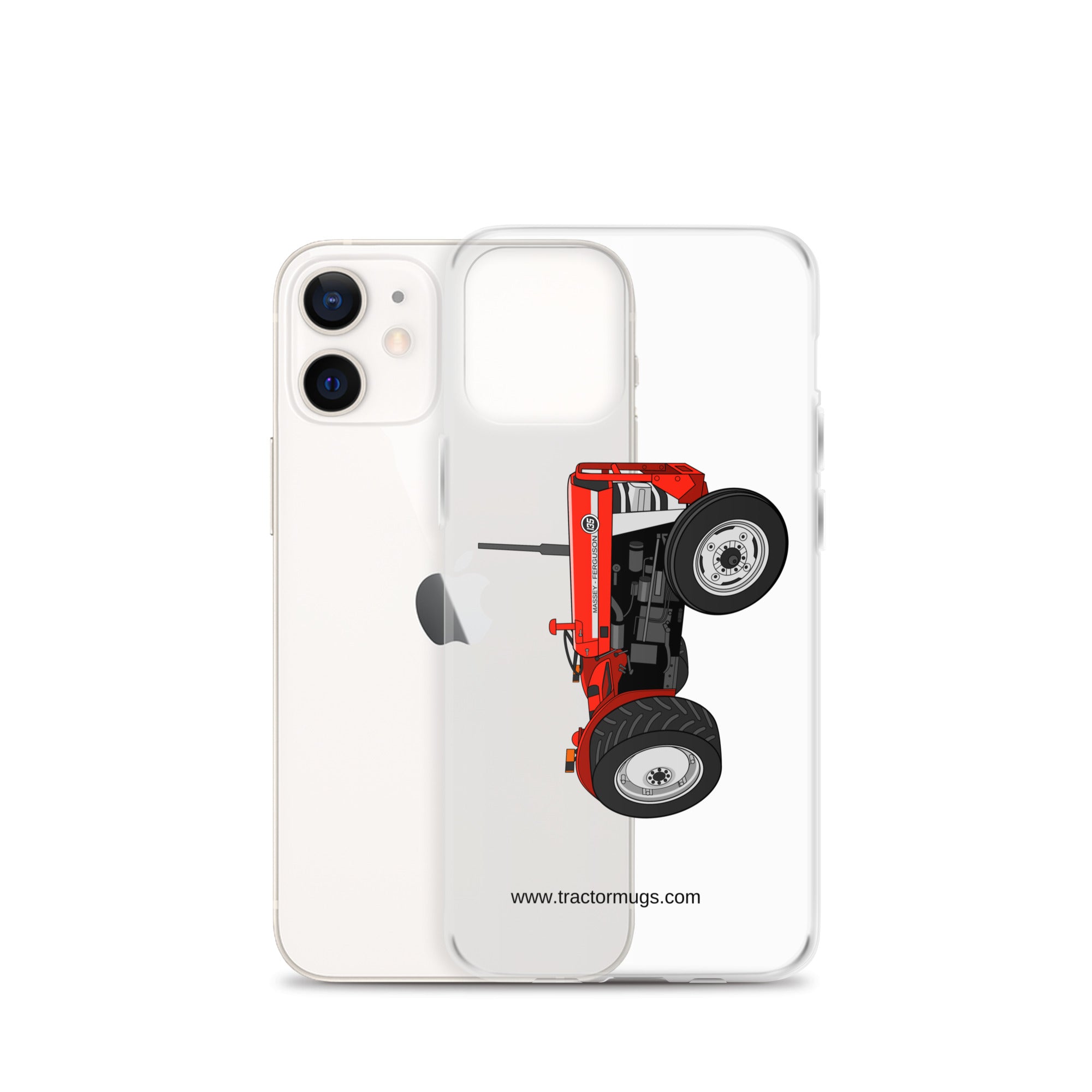 Massey Ferguson Clear Case for iPhone® Massey Ferguson 135 with cab  |  Clear Case for iPhone® Quality Farmers Merch