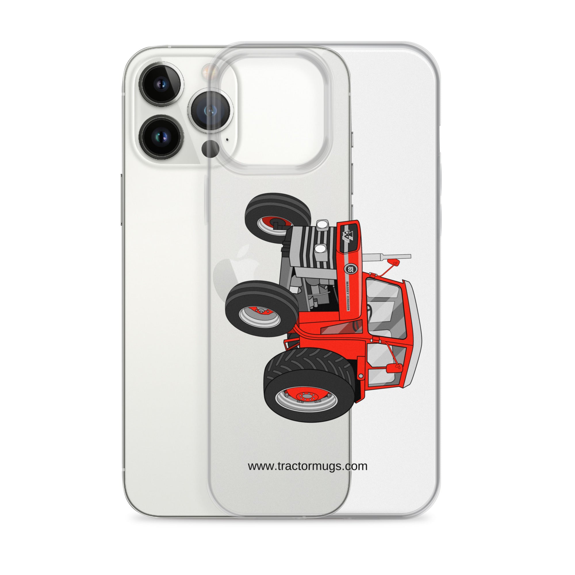 Massey Ferguson Clear Case for iPhone® Massey Ferguson 165 | Clear Case for iPhone® Quality Farmers Merch