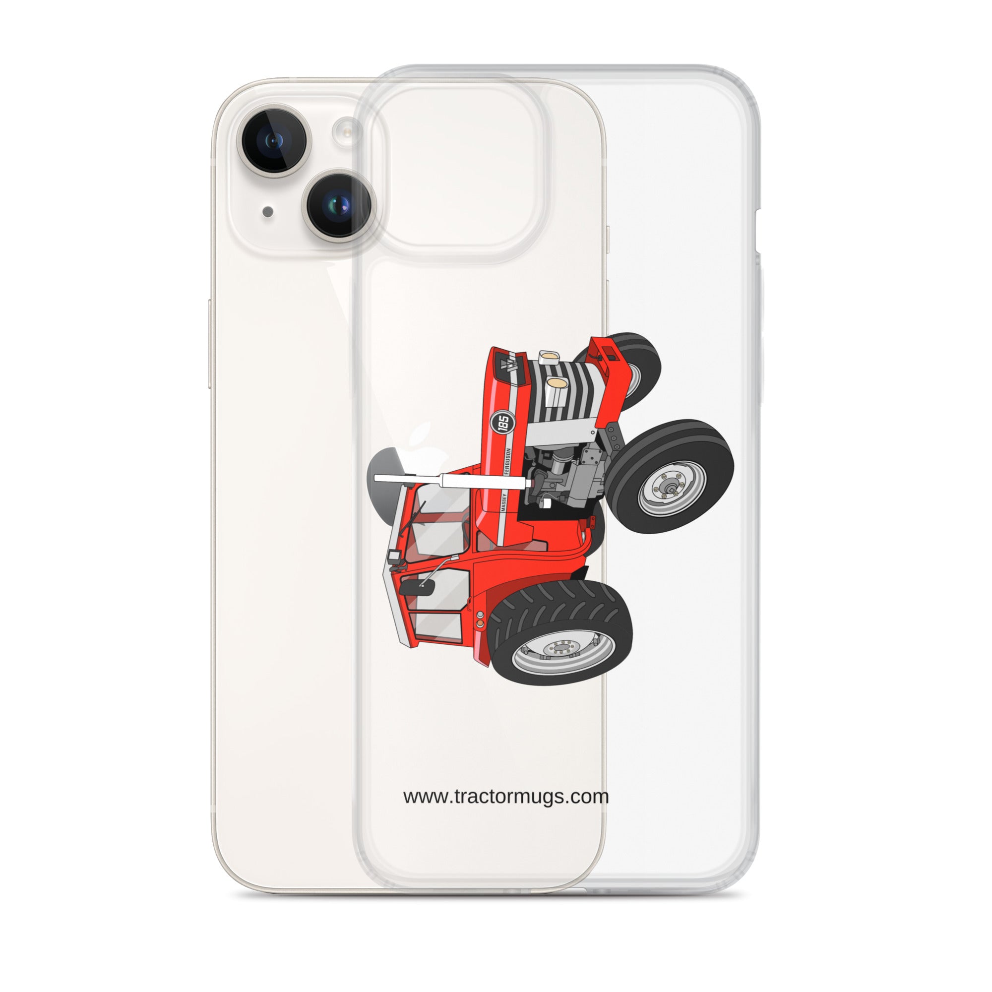 Massey Ferguson Clear Case for iPhone® Massey Ferguson 185  |  Clear Case for iPhone® Quality Farmers Merch