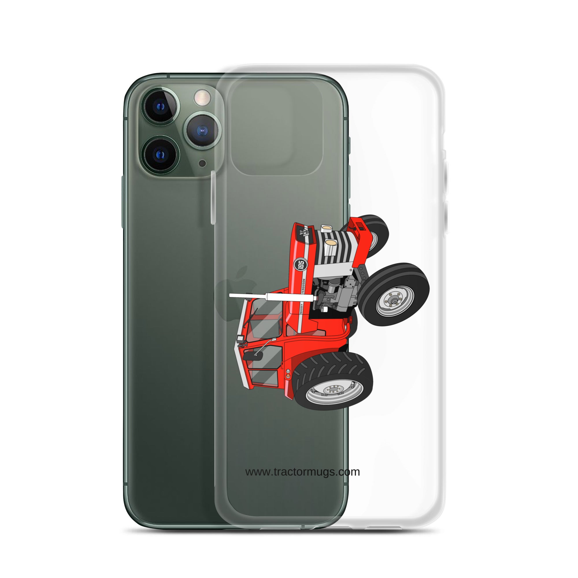 Massey Ferguson Clear Case for iPhone® Massey Ferguson 185  |  Clear Case for iPhone® Quality Farmers Merch