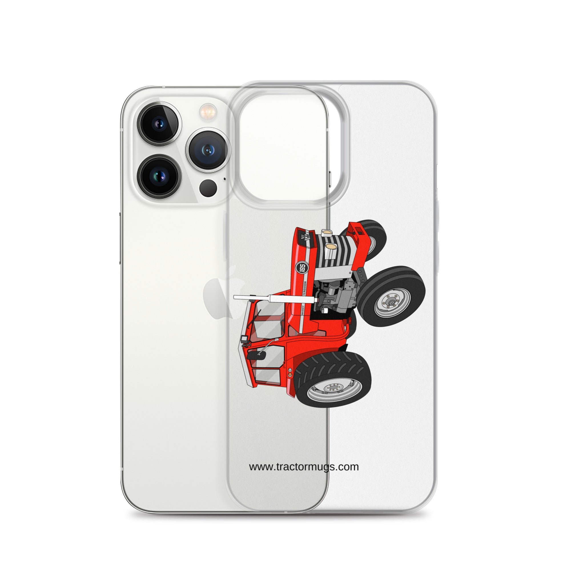 Massey Ferguson Clear Case for iPhone® Massey Ferguson 185  |  Clear Case for iPhone® Quality Farmers Merch