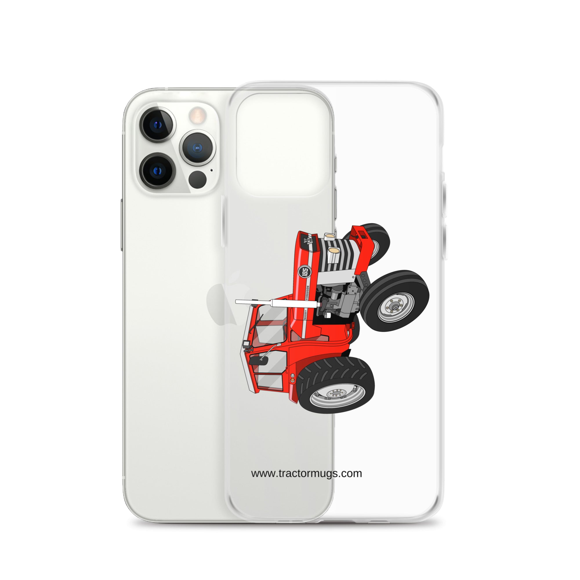 Massey Ferguson Clear Case for iPhone® Massey Ferguson 185  |  Clear Case for iPhone® Quality Farmers Merch