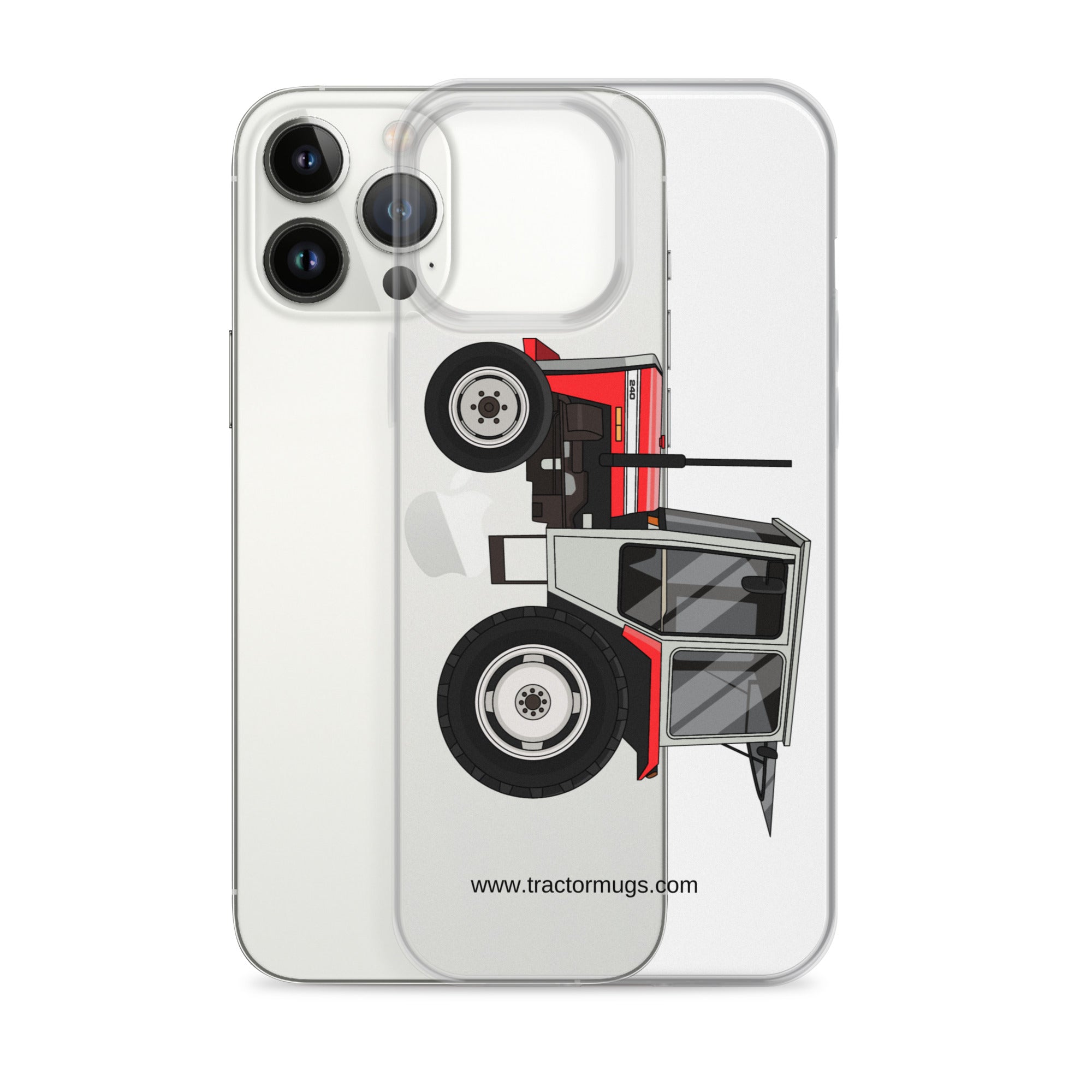 Massey Ferguson Clear Case for iPhone® Massey Ferguson 240 | Clear Case for iPhone® Quality Farmers Merch
