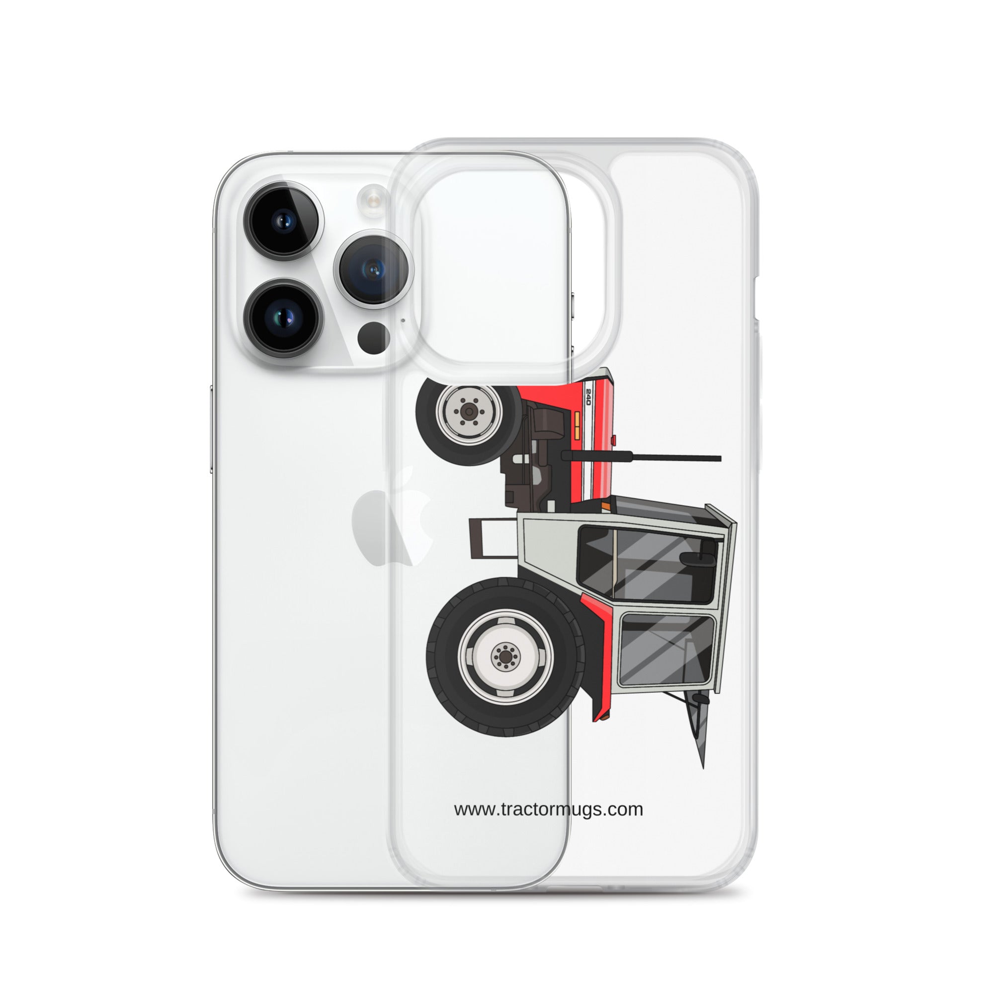 Massey Ferguson Clear Case for iPhone® Massey Ferguson 240 | Clear Case for iPhone® Quality Farmers Merch