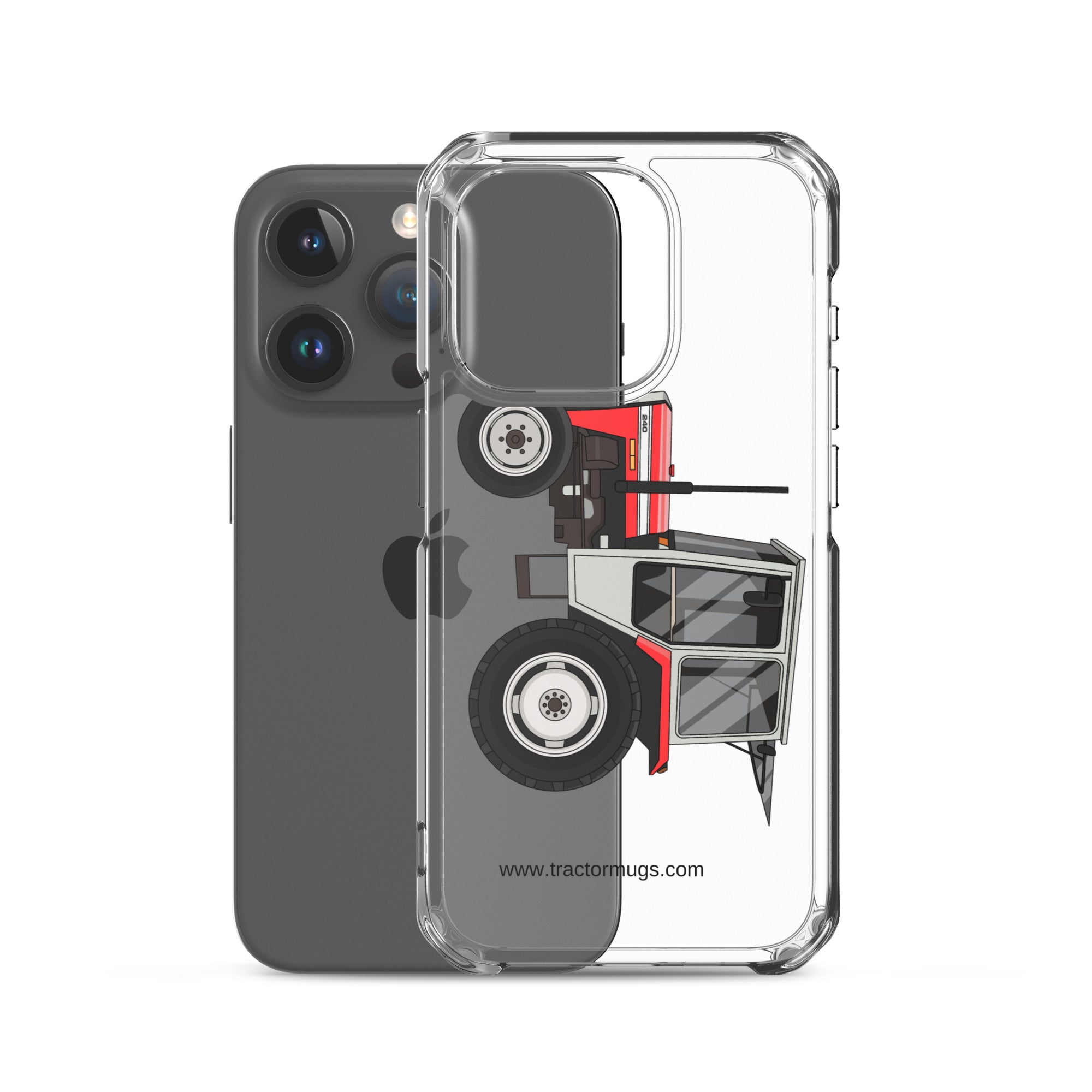 Massey Ferguson Clear Case for iPhone® Massey Ferguson 240 | Clear Case for iPhone® Quality Farmers Merch