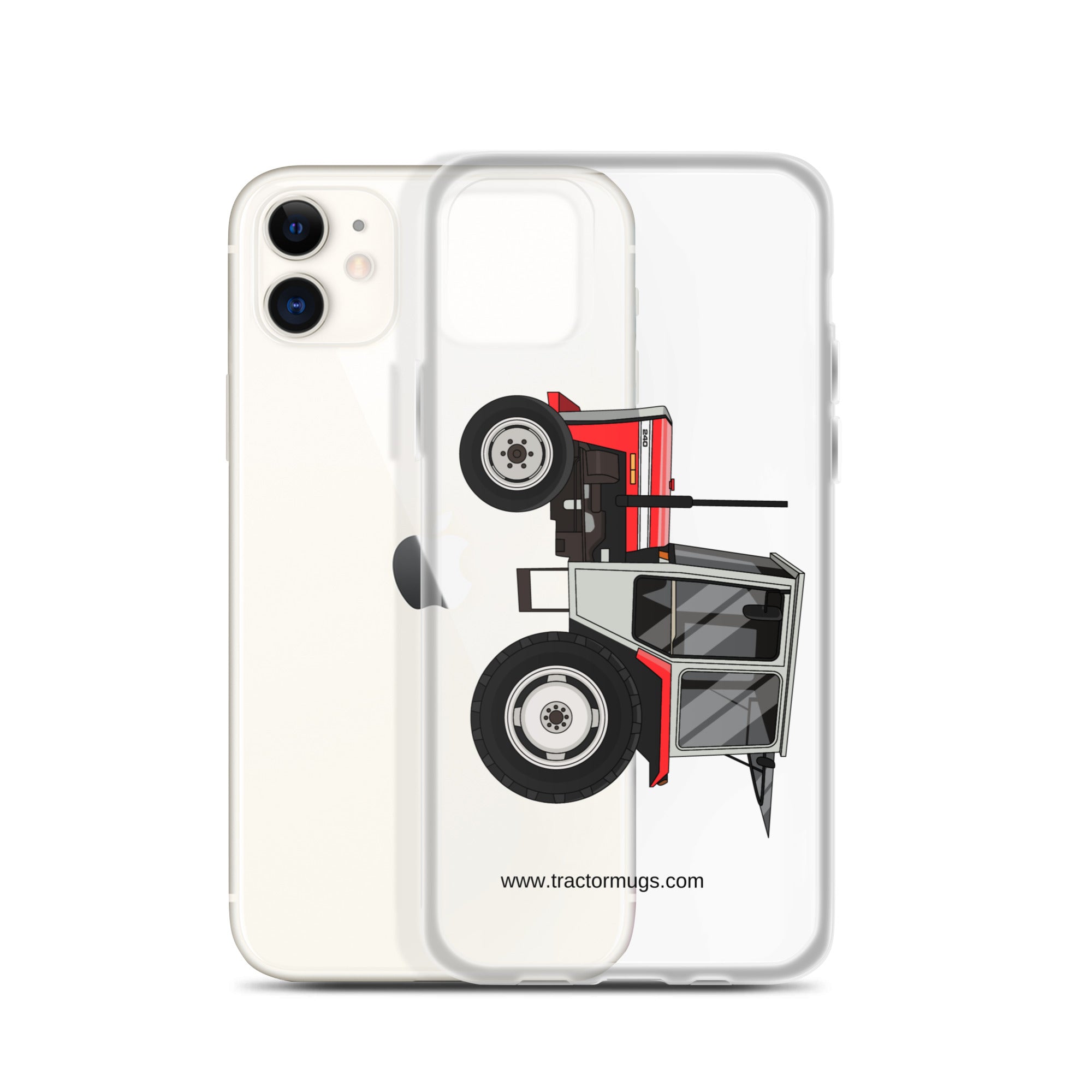 Massey Ferguson Clear Case for iPhone® Massey Ferguson 240 | Clear Case for iPhone® Quality Farmers Merch