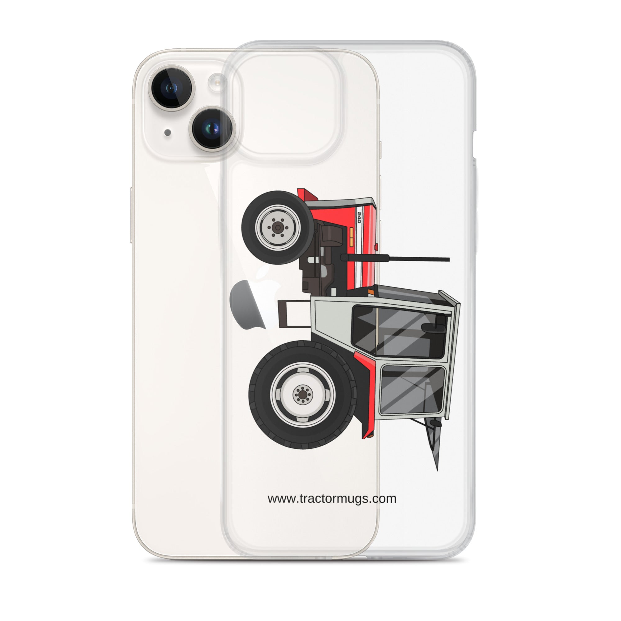 Massey Ferguson Clear Case for iPhone® Massey Ferguson 240 | Clear Case for iPhone® Quality Farmers Merch