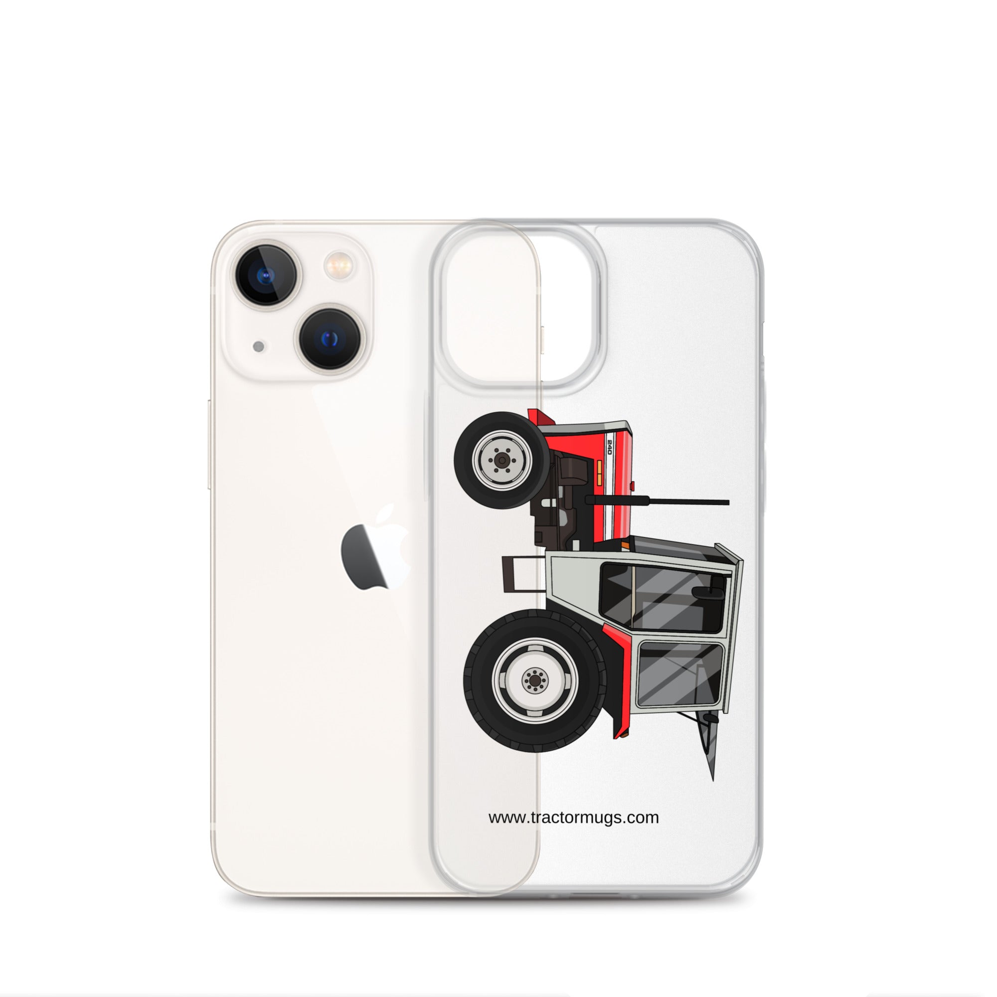 Massey Ferguson Clear Case for iPhone® Massey Ferguson 240 | Clear Case for iPhone® Quality Farmers Merch