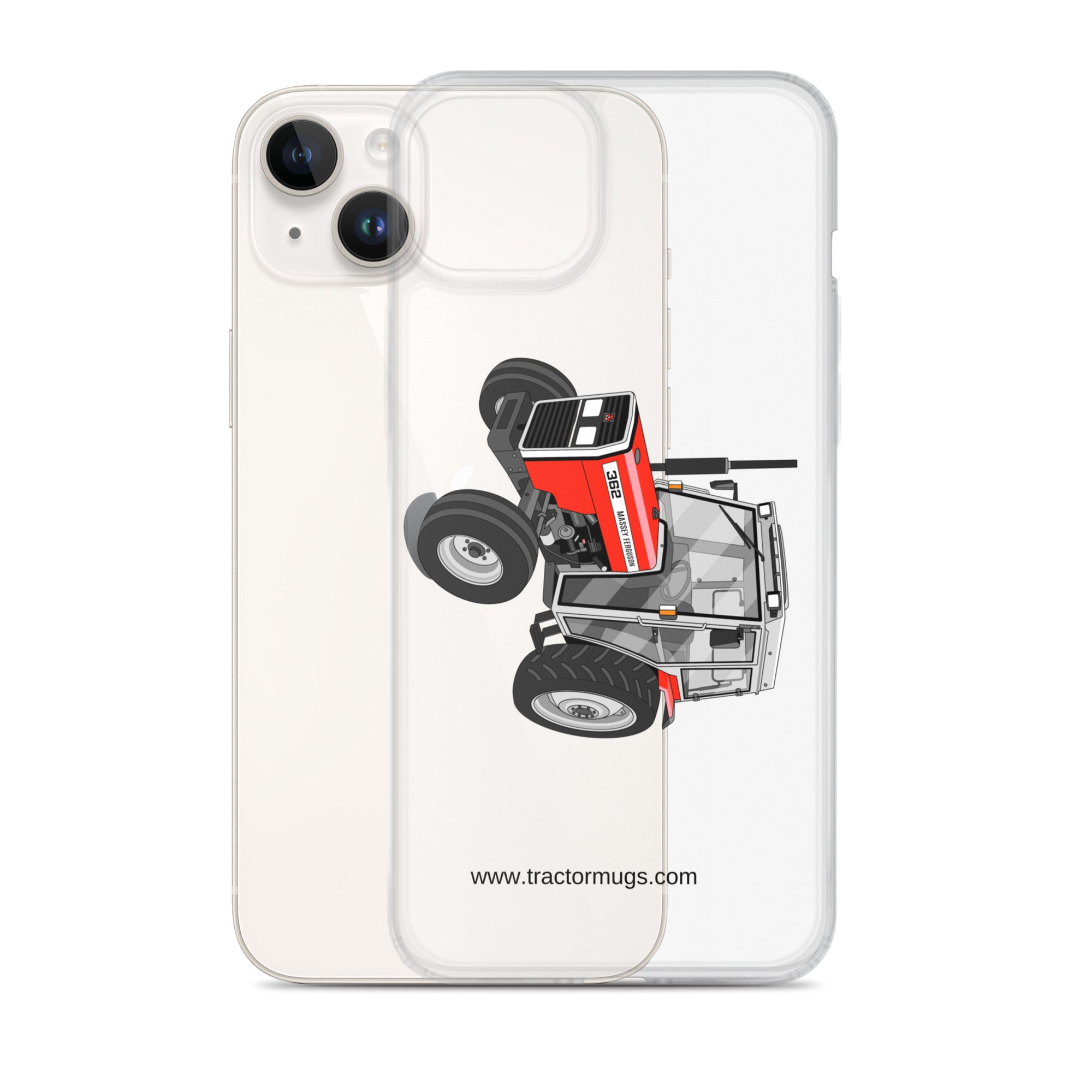 Massey Ferguson Clear Case for iPhone® Massey Ferguson 362 | Clear Case for iPhone® Quality Farmers Merch