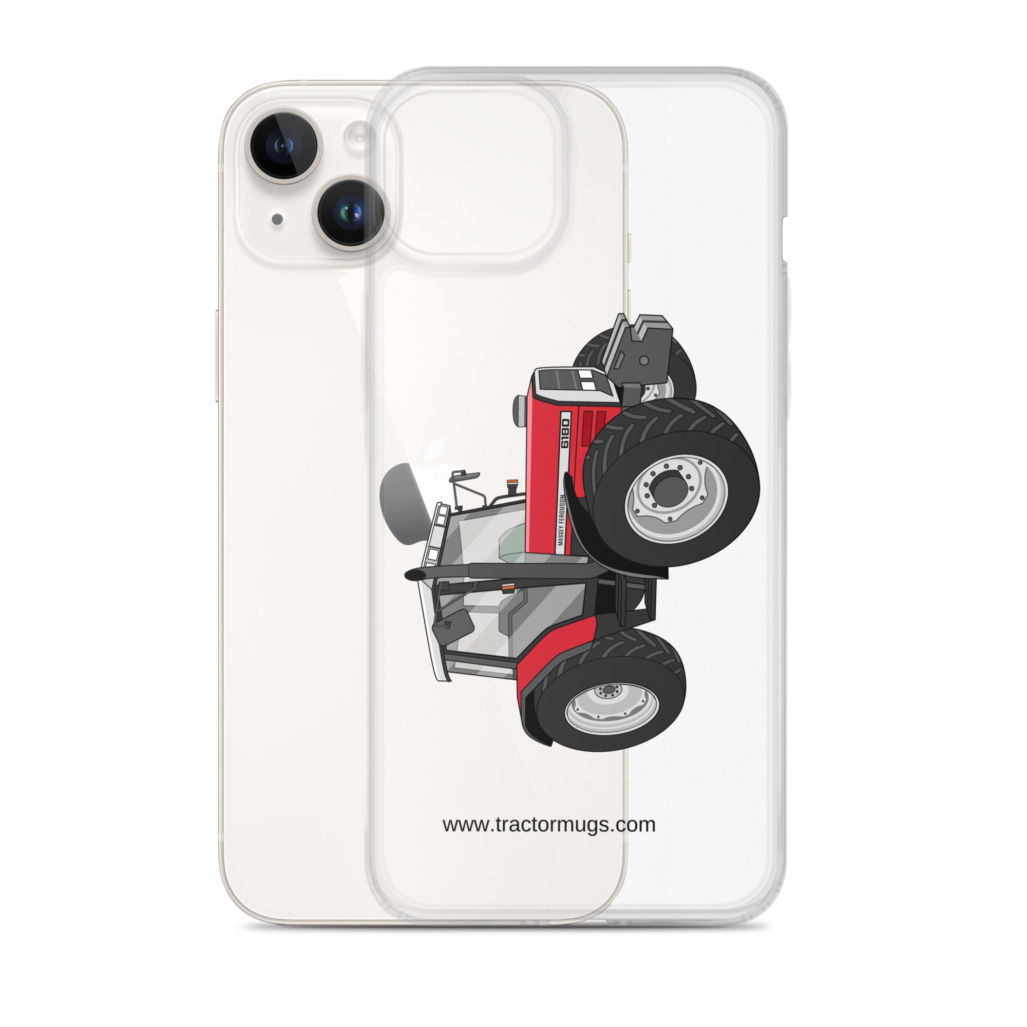 Massey Ferguson Clear Case for iPhone® Massey Ferguson 6180 | Clear Case for iPhone® Quality Farmers Merch