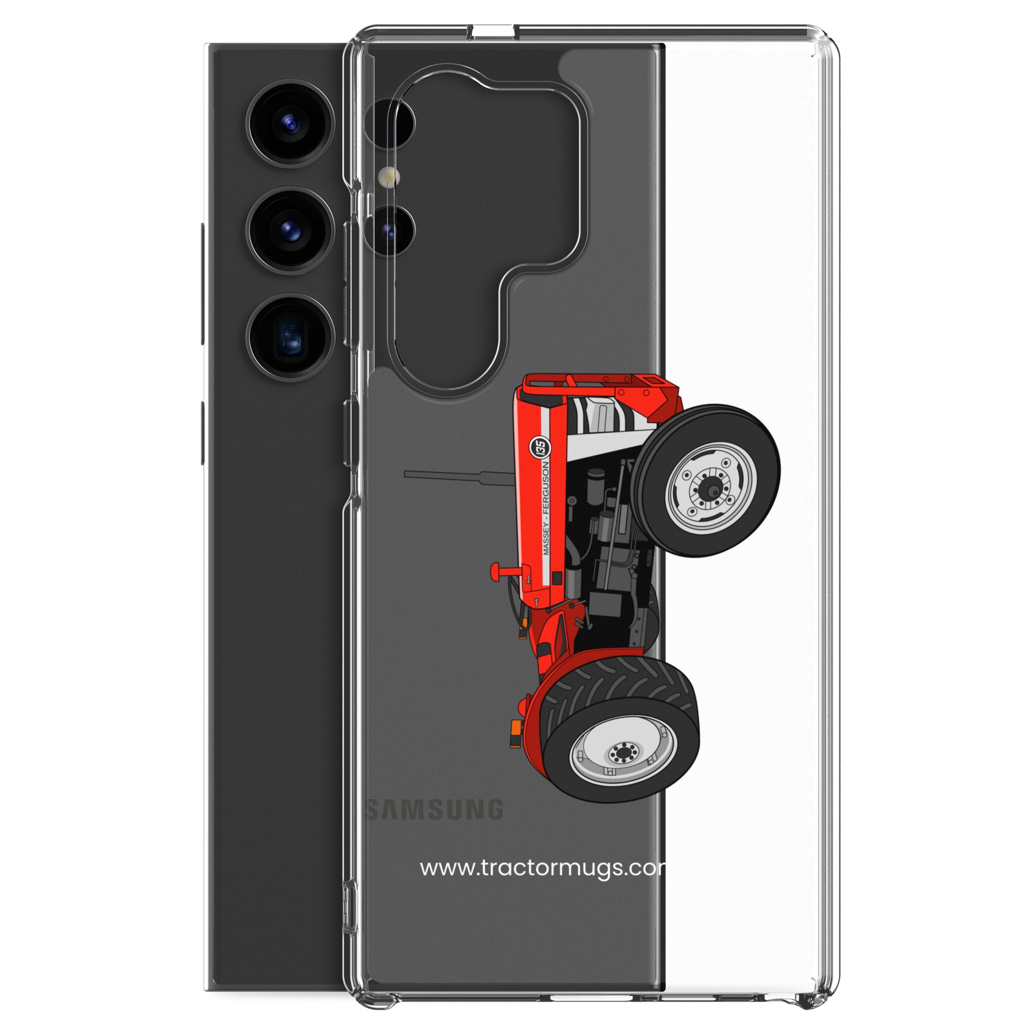 Massey Ferguson Clear Case for Samsung® Massey Ferguson 135  |  Clear Case for Samsung® Quality Farmers Merch