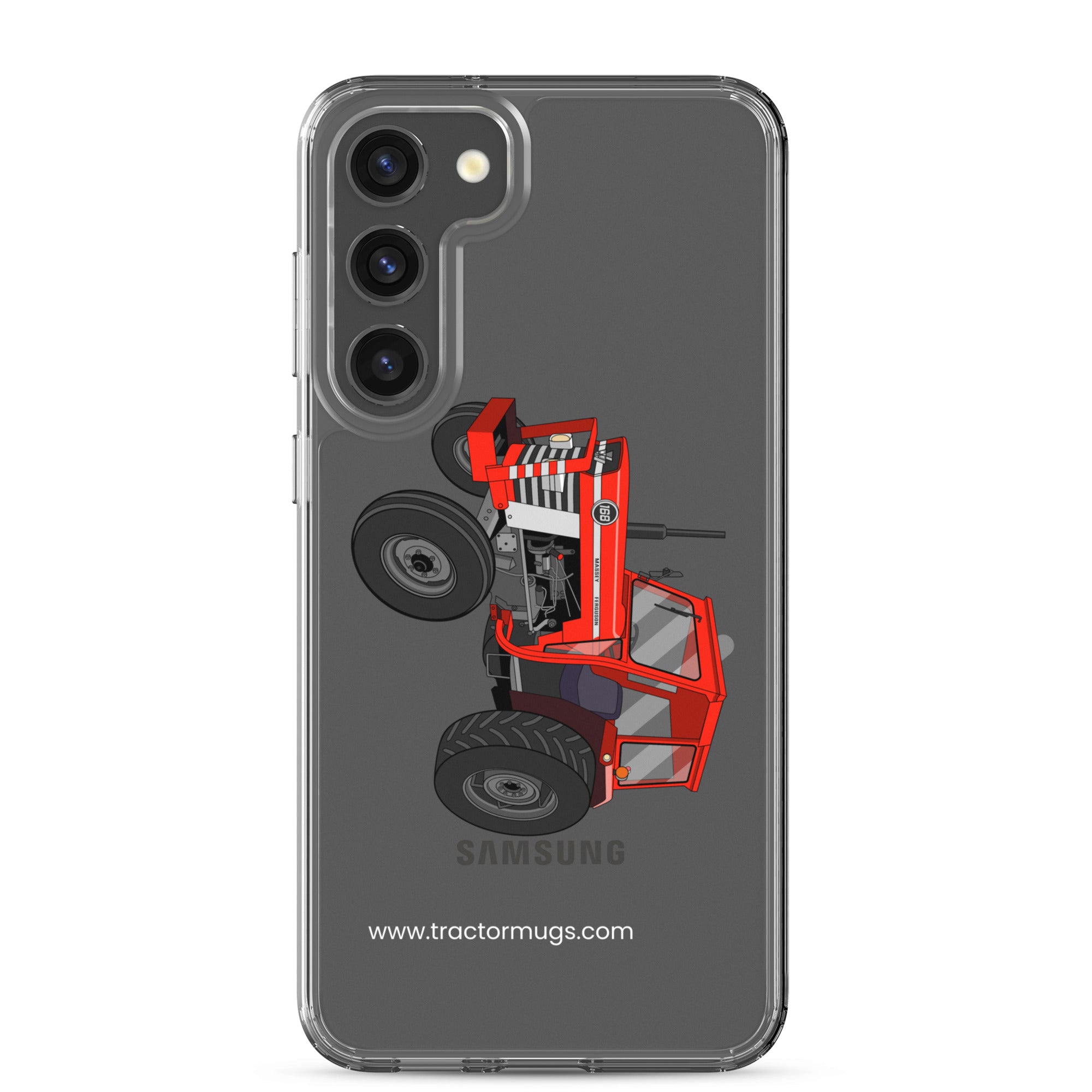 Massey Ferguson Clear Case for Samsung® Samsung Galaxy S23 Plus Massey Ferguson 168   |  Clear Case for Samsung® Quality Farmers Merch