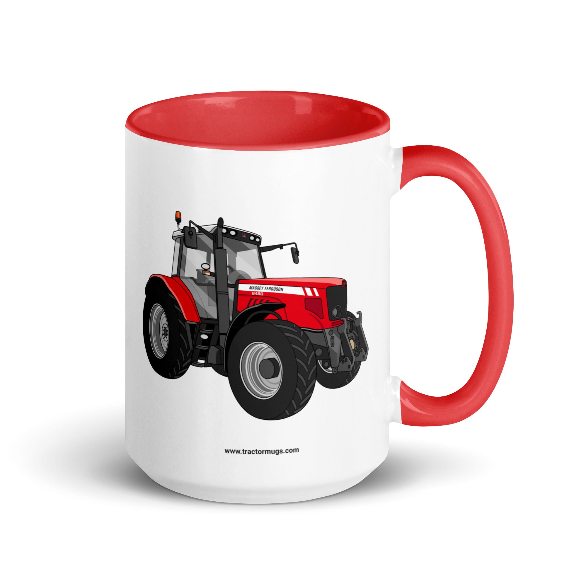 Massey Ferguson Red / 15 oz Massey Ferguson 6480 | Mug with Color Inside Quality Farmers Merch