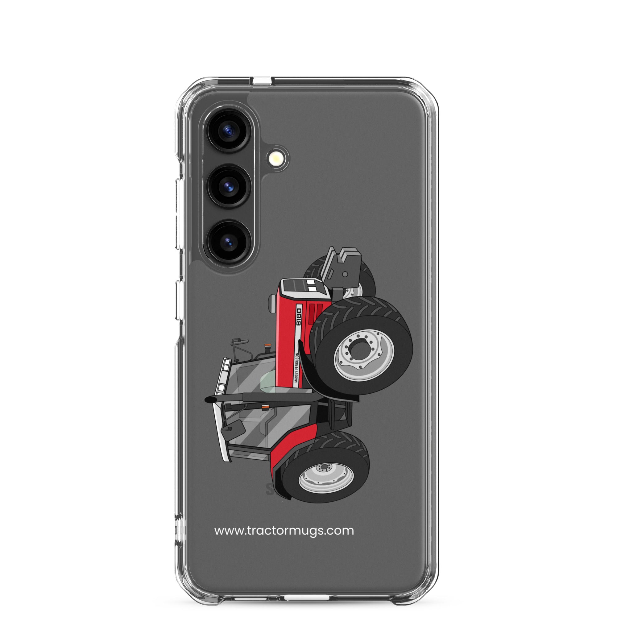 Massey Ferguson Samsung Galaxy S24 Massey Ferguson 6180 | Clear Case for Samsung® Quality Farmers Merch
