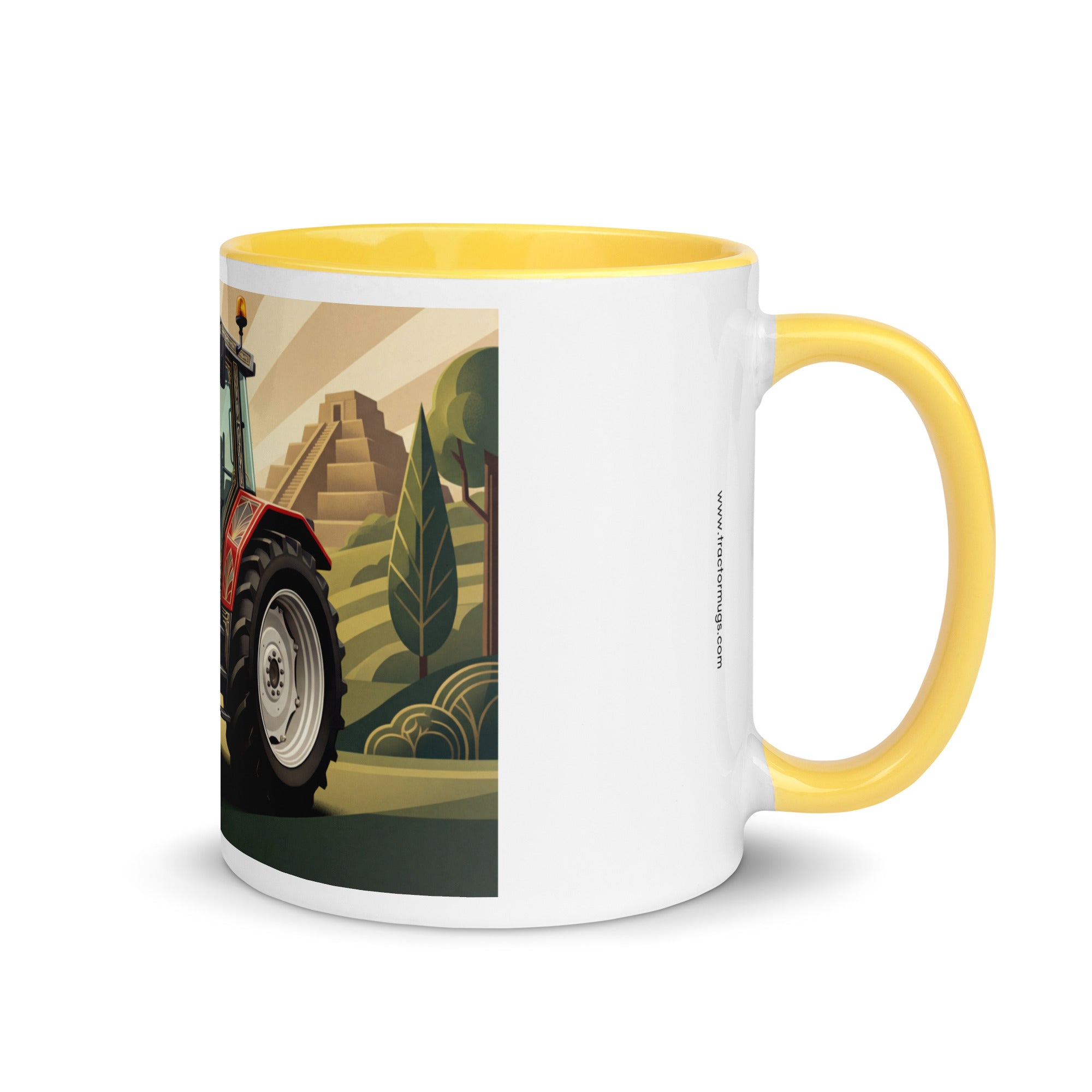 Massey Ferguson Yellow / 11 oz Massey Ferguson 6180 | Art Deco Mug with Color Inside Quality Farmers Merch