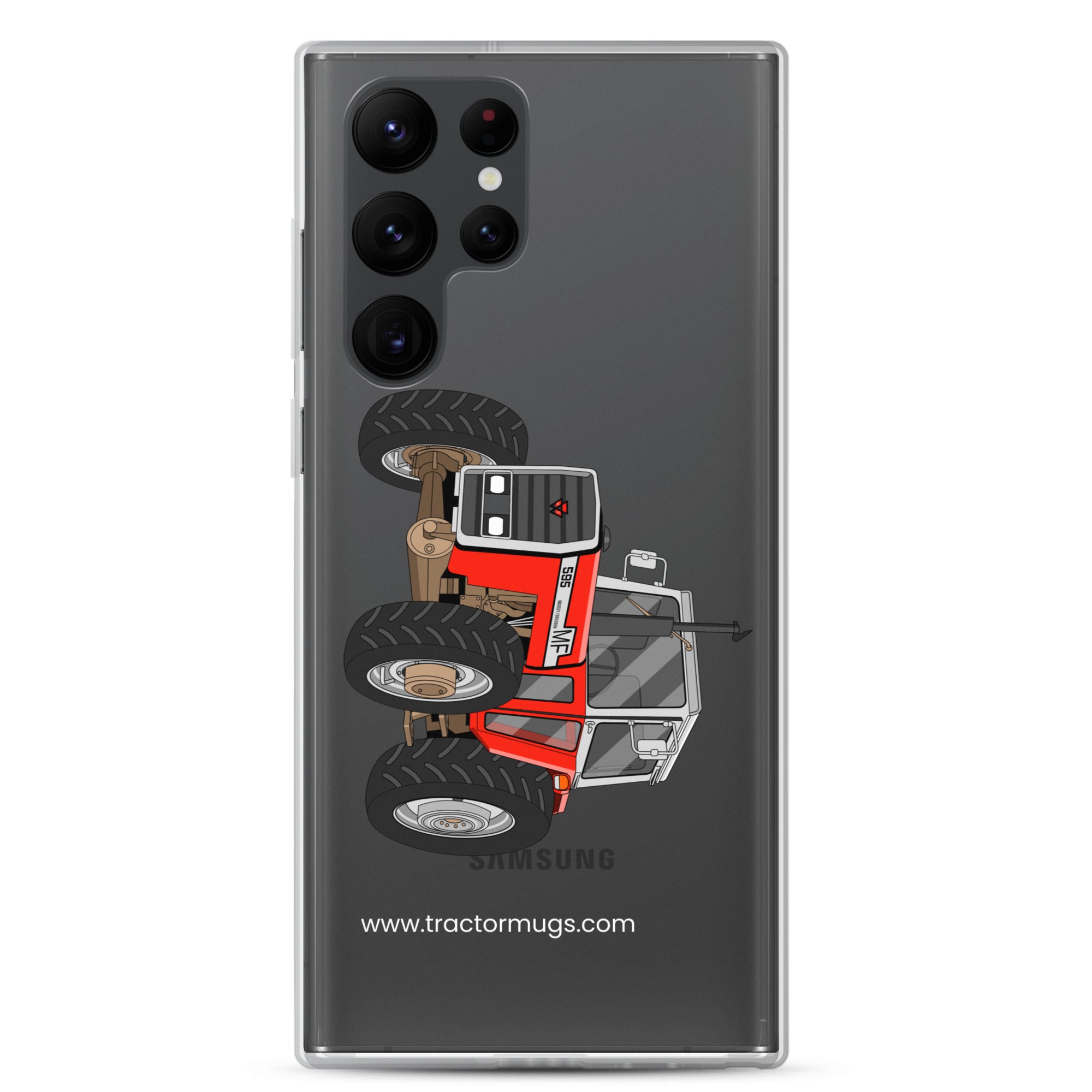 Massey Samsung Galaxy S22 Ultra Massey 595 | Clear Case for Samsung® Quality Farmers Merch