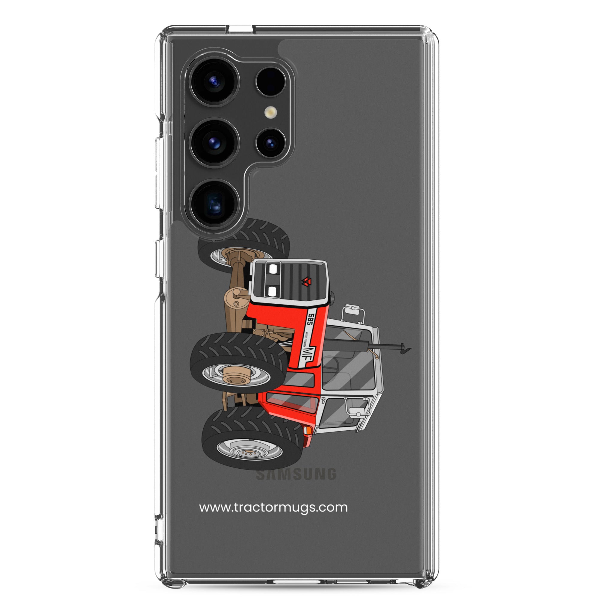 Massey Samsung Galaxy S24 Ultra Massey 595 | Clear Case for Samsung® Quality Farmers Merch