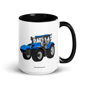 New Holland Black / 15 oz New Holland T6 180 Methane | Mug with Color Inside Quality Farmers Merch