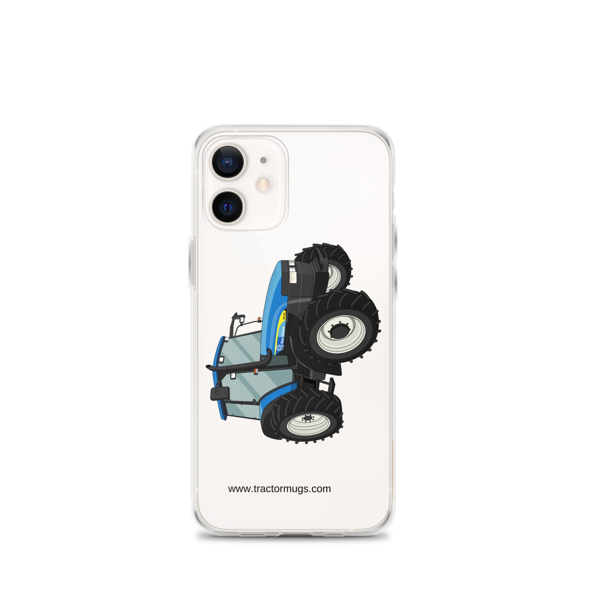 New Holland Clear Case for iPhone® iPhone 12 mini New Holland TM 140 | Clear Case for iPhone® Quality Farmers Merch