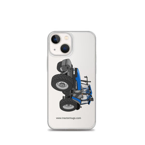 New Holland Clear Case for iPhone® iPhone 13 mini New Holland TM 150 Super Steer | Clear Case for iPhone® Quality Farmers Merch