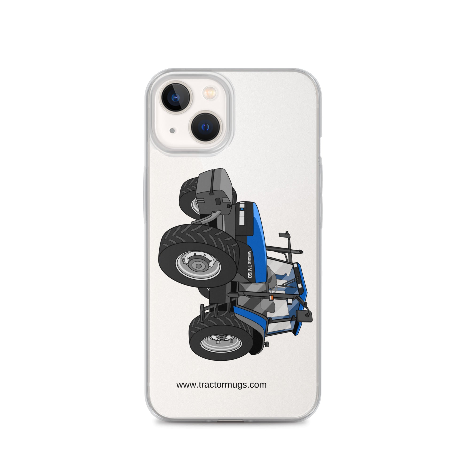 New Holland Clear Case for iPhone® iPhone 13 New Holland TM 150 Super Steer | Clear Case for iPhone® Quality Farmers Merch