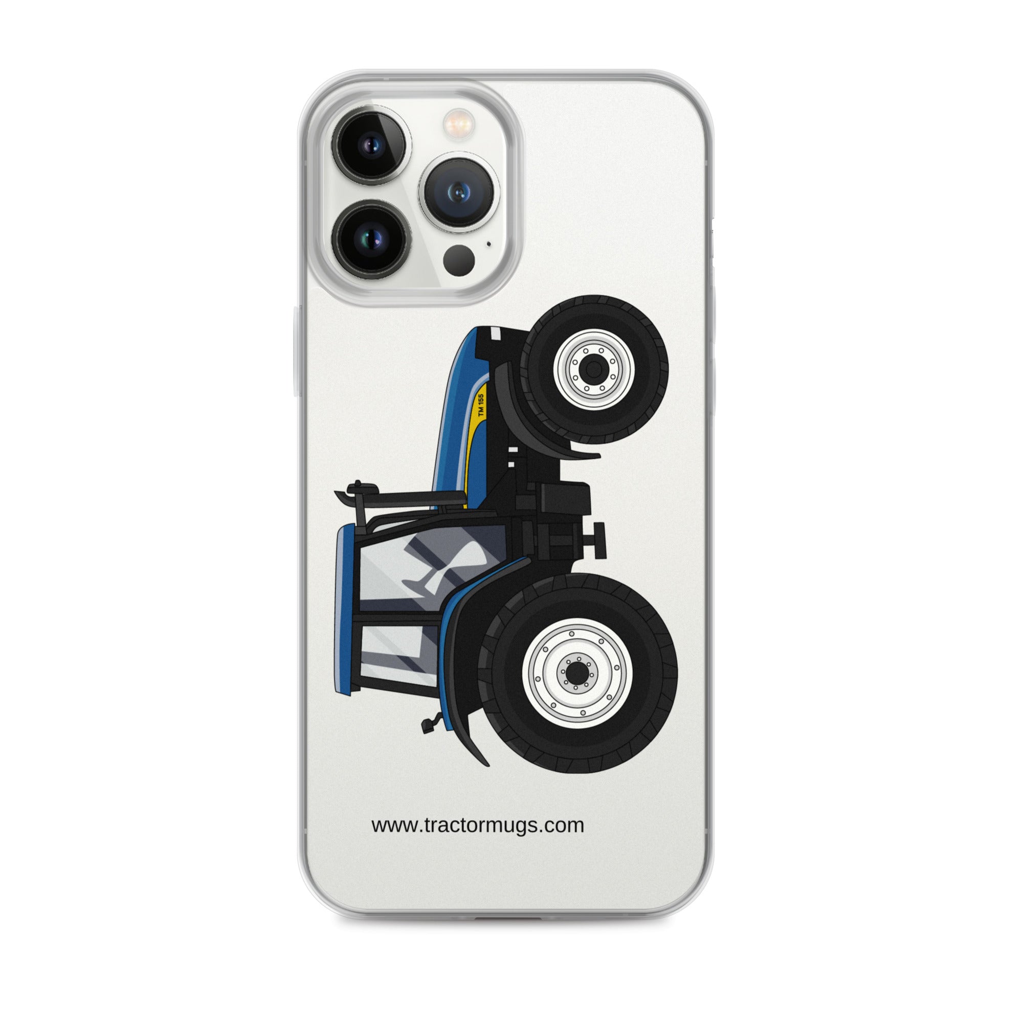 New Holland Clear Case for iPhone® iPhone 13 Pro Max New Holland TM 155 | Clear Case for iPhone® Quality Farmers Merch