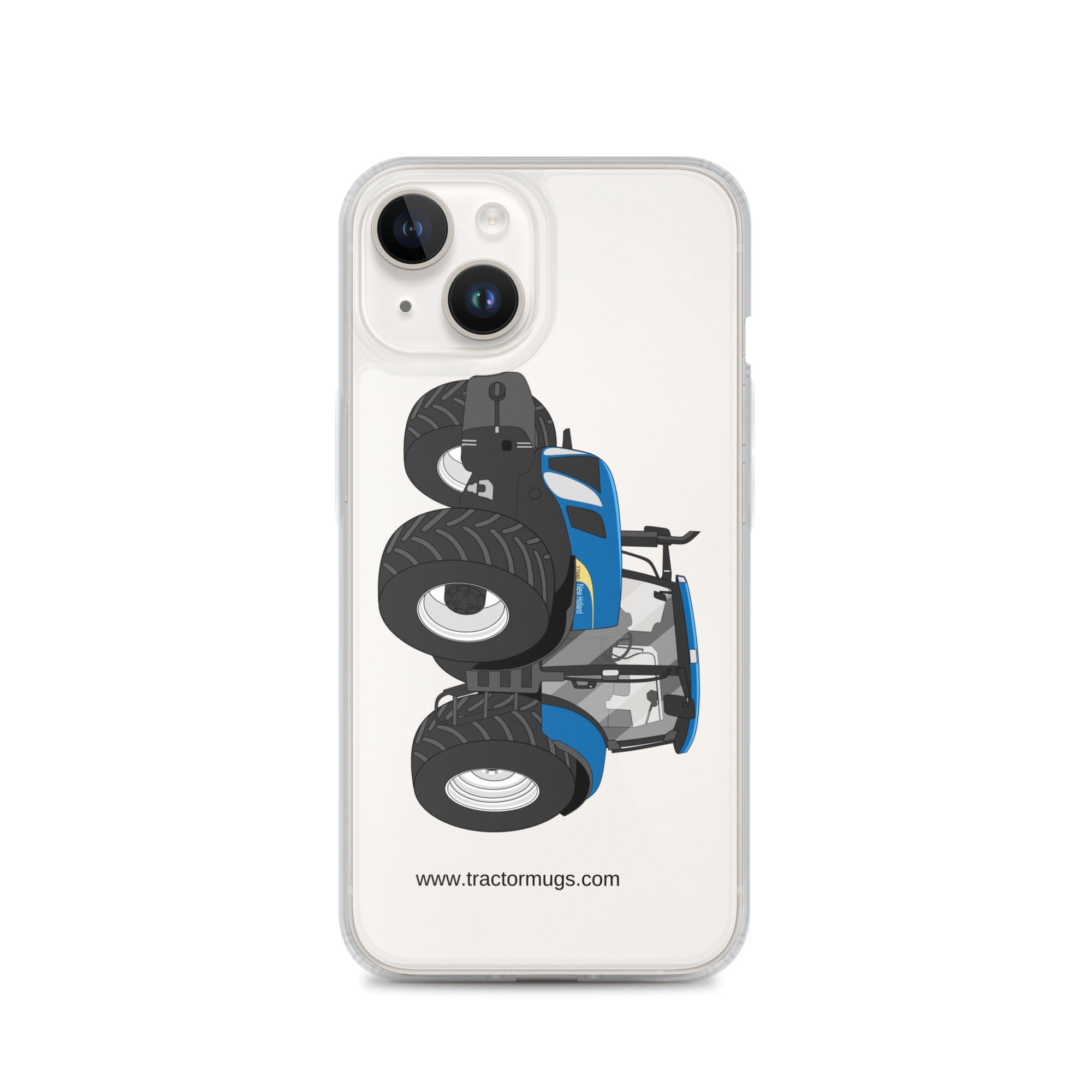 New Holland Clear Case for iPhone® iPhone 14 New Holland The 7040-1 | Clear Case for iPhone® Quality Farmers Merch