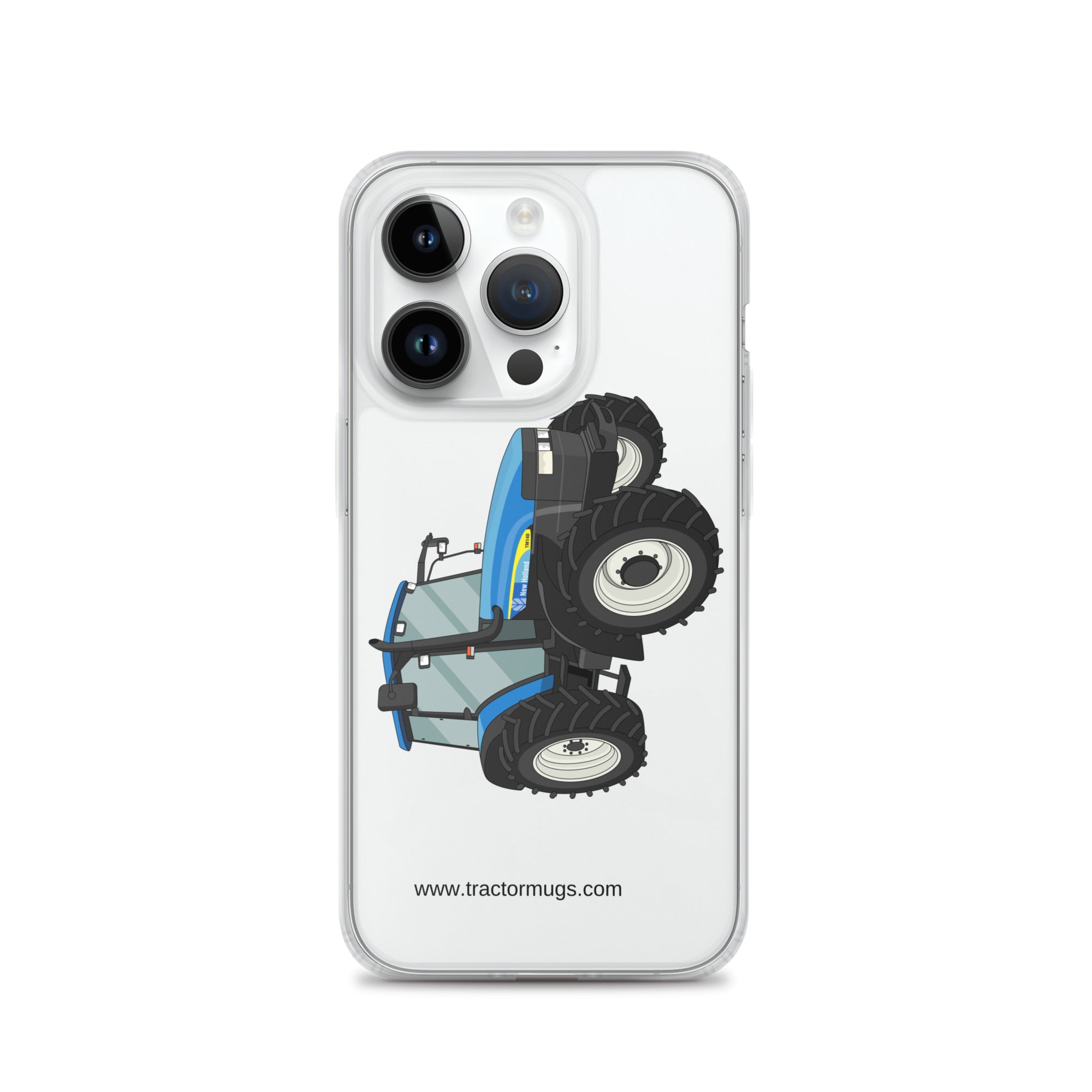 New Holland Clear Case for iPhone® iPhone 14 Pro New Holland TM 140 | Clear Case for iPhone® Quality Farmers Merch