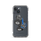 New Holland Clear Case for iPhone® iPhone 15 New Holland TM 150 Super Steer | Clear Case for iPhone® Quality Farmers Merch