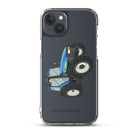 New Holland Clear Case for iPhone® iPhone 15 Plus New Holland TM 140 | Clear Case for iPhone® Quality Farmers Merch