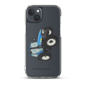 New Holland Clear Case for iPhone® iPhone 15 Plus New Holland TM 140 | Clear Case for iPhone® Quality Farmers Merch