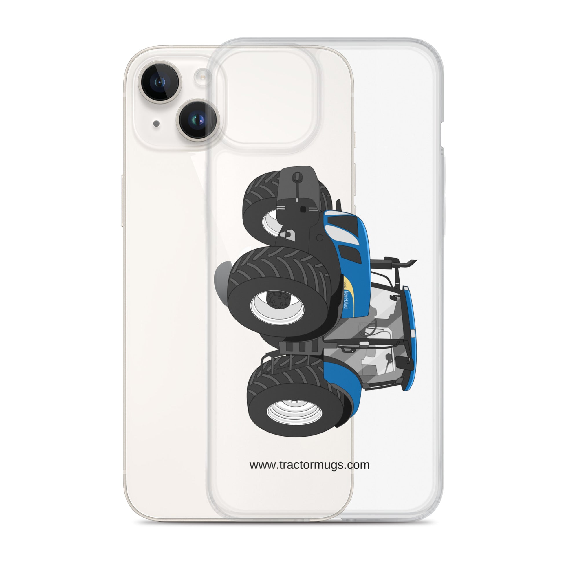 New Holland Clear Case for iPhone® New Holland The 7040-1 | Clear Case for iPhone® Quality Farmers Merch