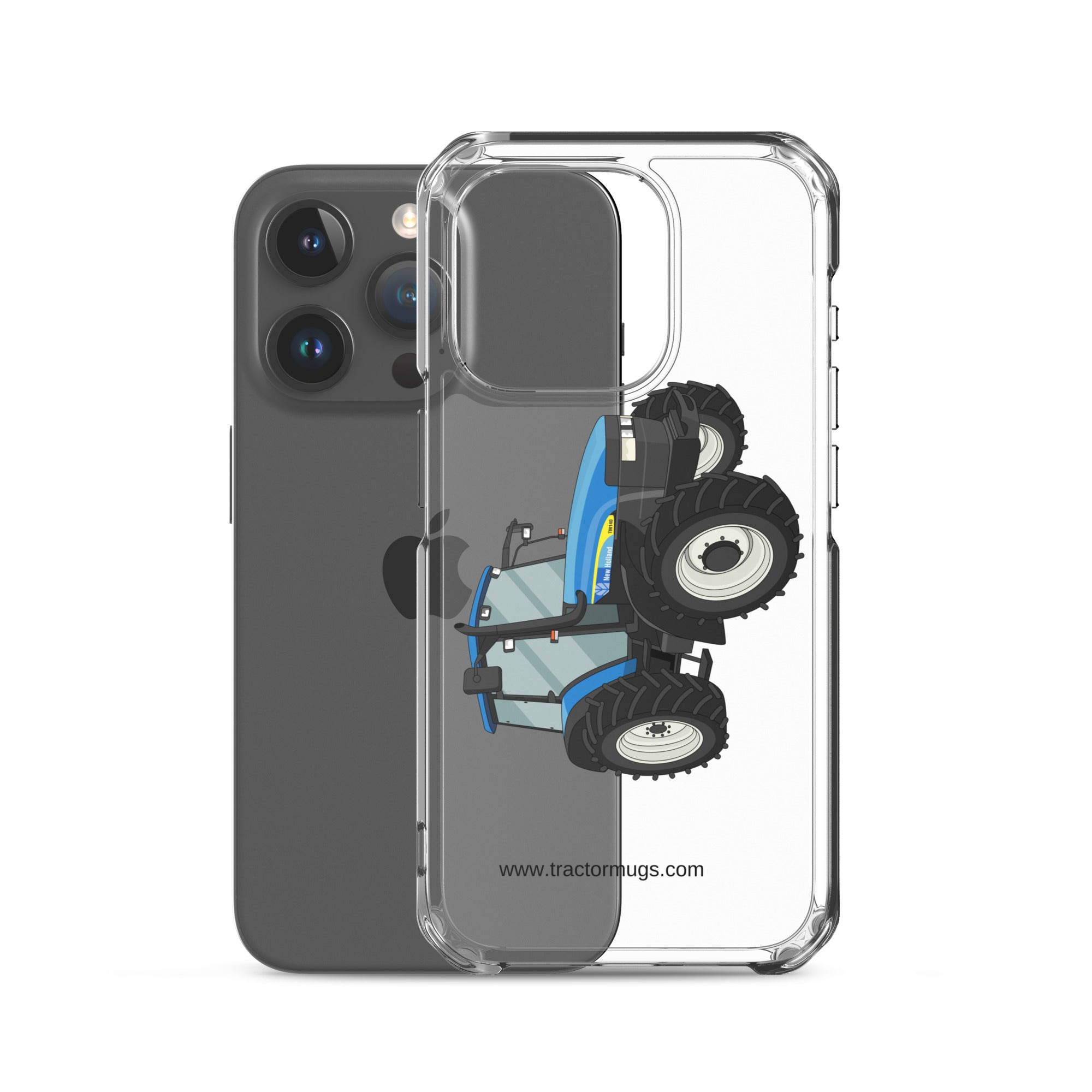 New Holland Clear Case for iPhone® New Holland TM 140 | Clear Case for iPhone® Quality Farmers Merch