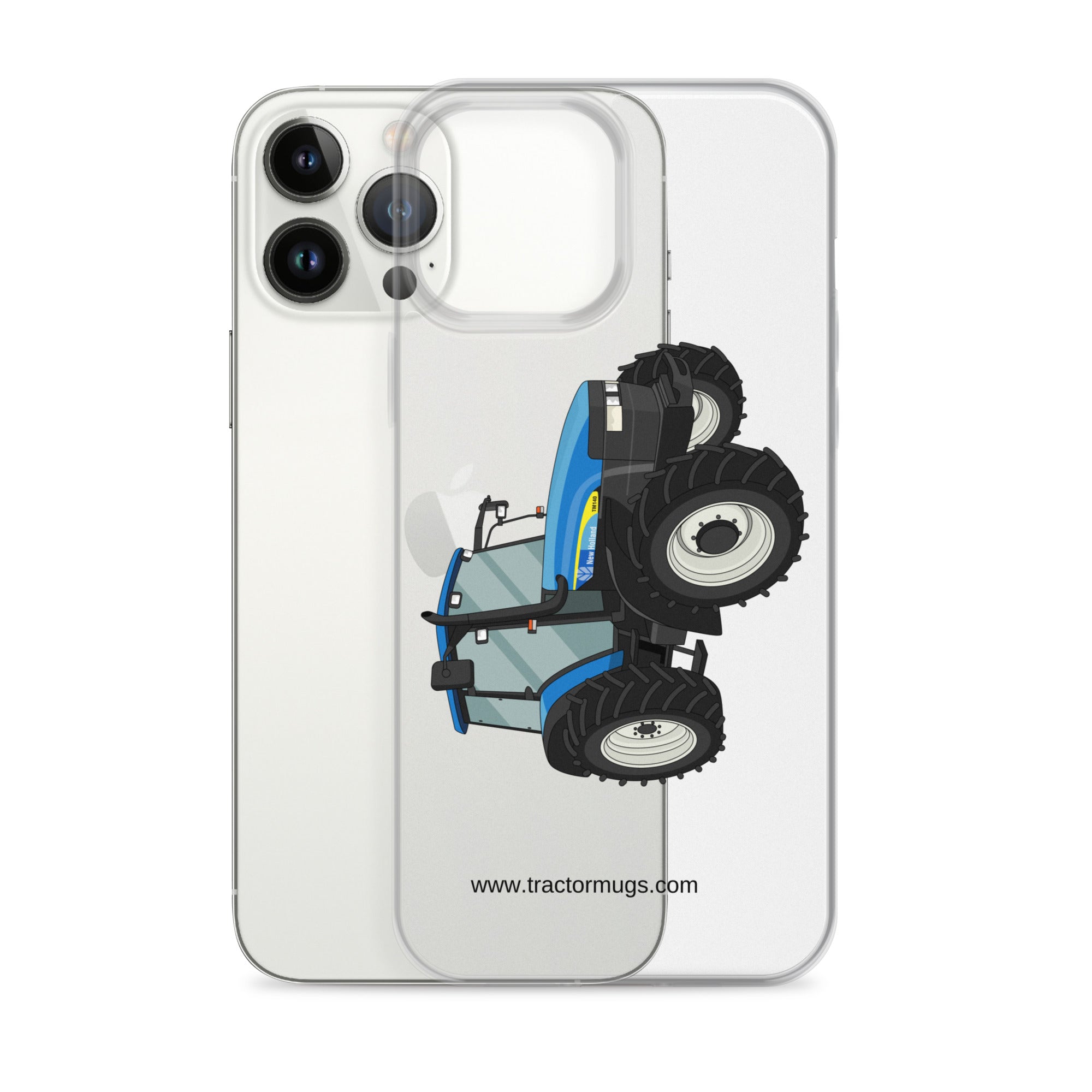 New Holland Clear Case for iPhone® New Holland TM 140 | Clear Case for iPhone® Quality Farmers Merch