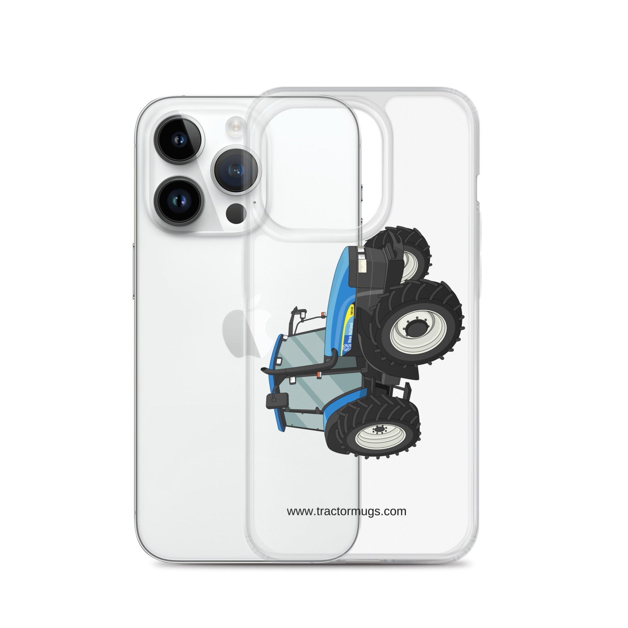New Holland Clear Case for iPhone® New Holland TM 140 | Clear Case for iPhone® Quality Farmers Merch