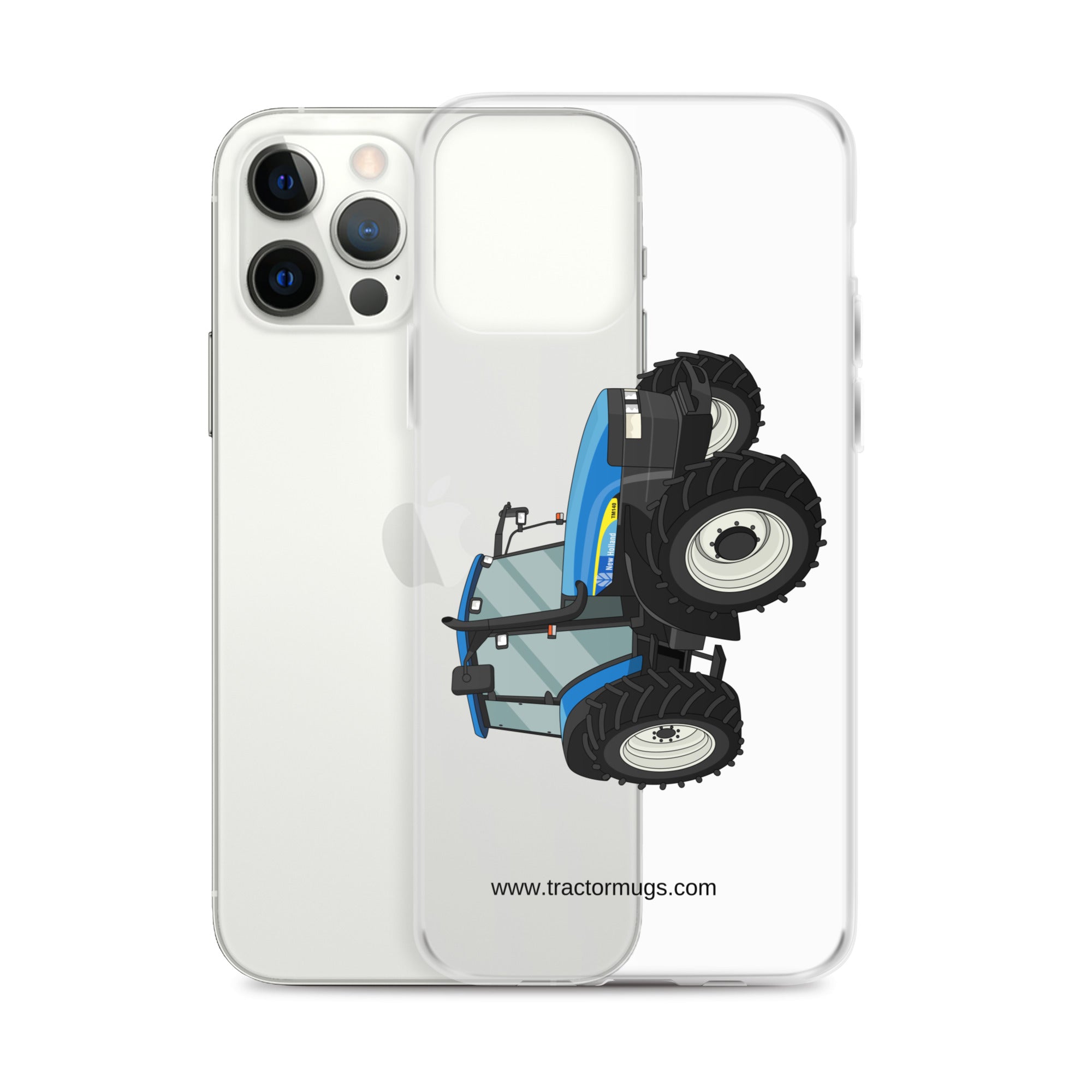 New Holland Clear Case for iPhone® New Holland TM 140 | Clear Case for iPhone® Quality Farmers Merch