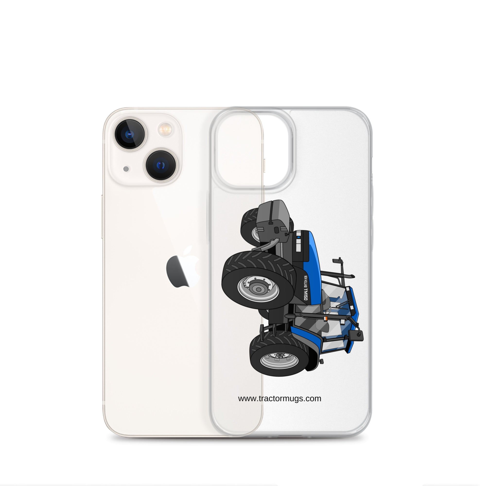 New Holland Clear Case for iPhone® New Holland TM 150 Super Steer | Clear Case for iPhone® Quality Farmers Merch