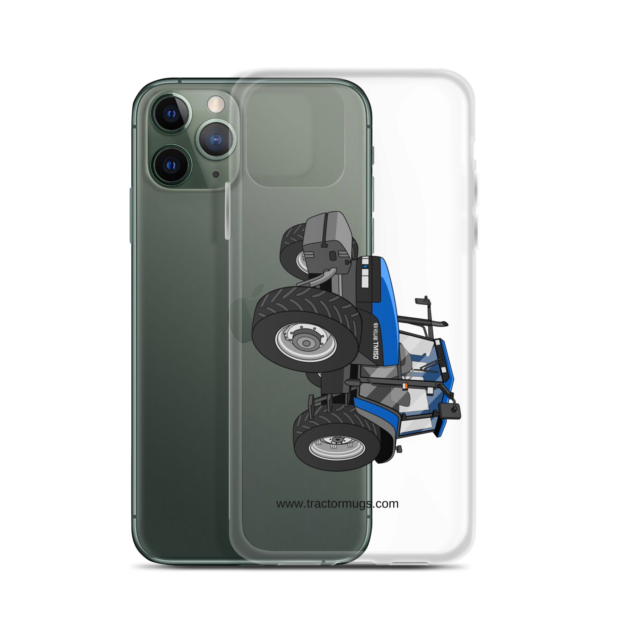 New Holland Clear Case for iPhone® New Holland TM 150 Super Steer | Clear Case for iPhone® Quality Farmers Merch