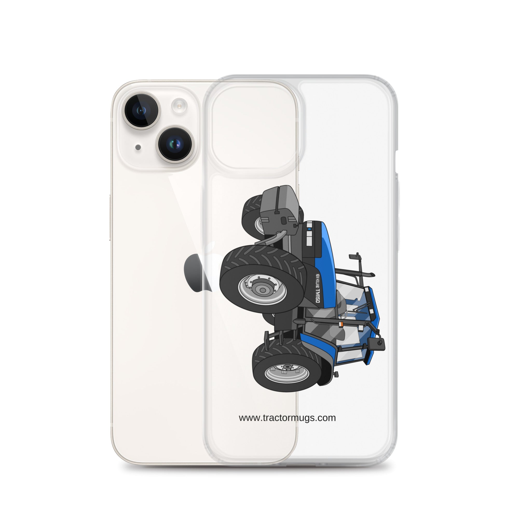 New Holland Clear Case for iPhone® New Holland TM 150 Super Steer | Clear Case for iPhone® Quality Farmers Merch