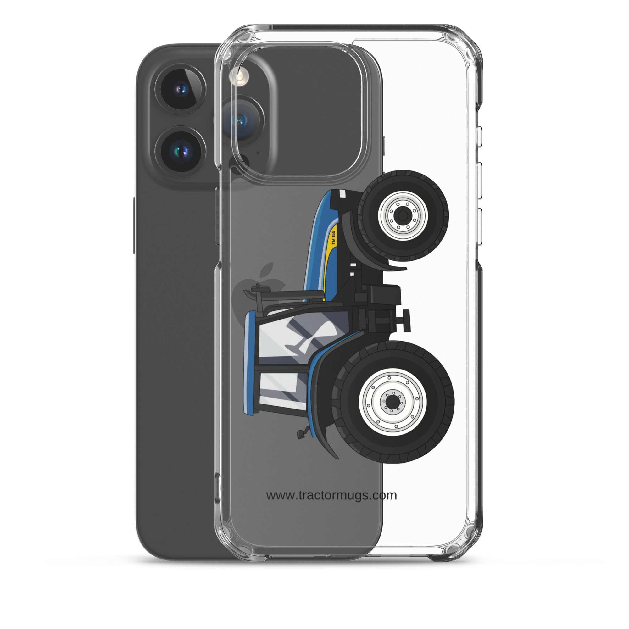 New Holland Clear Case for iPhone® New Holland TM 155 | Clear Case for iPhone® Quality Farmers Merch