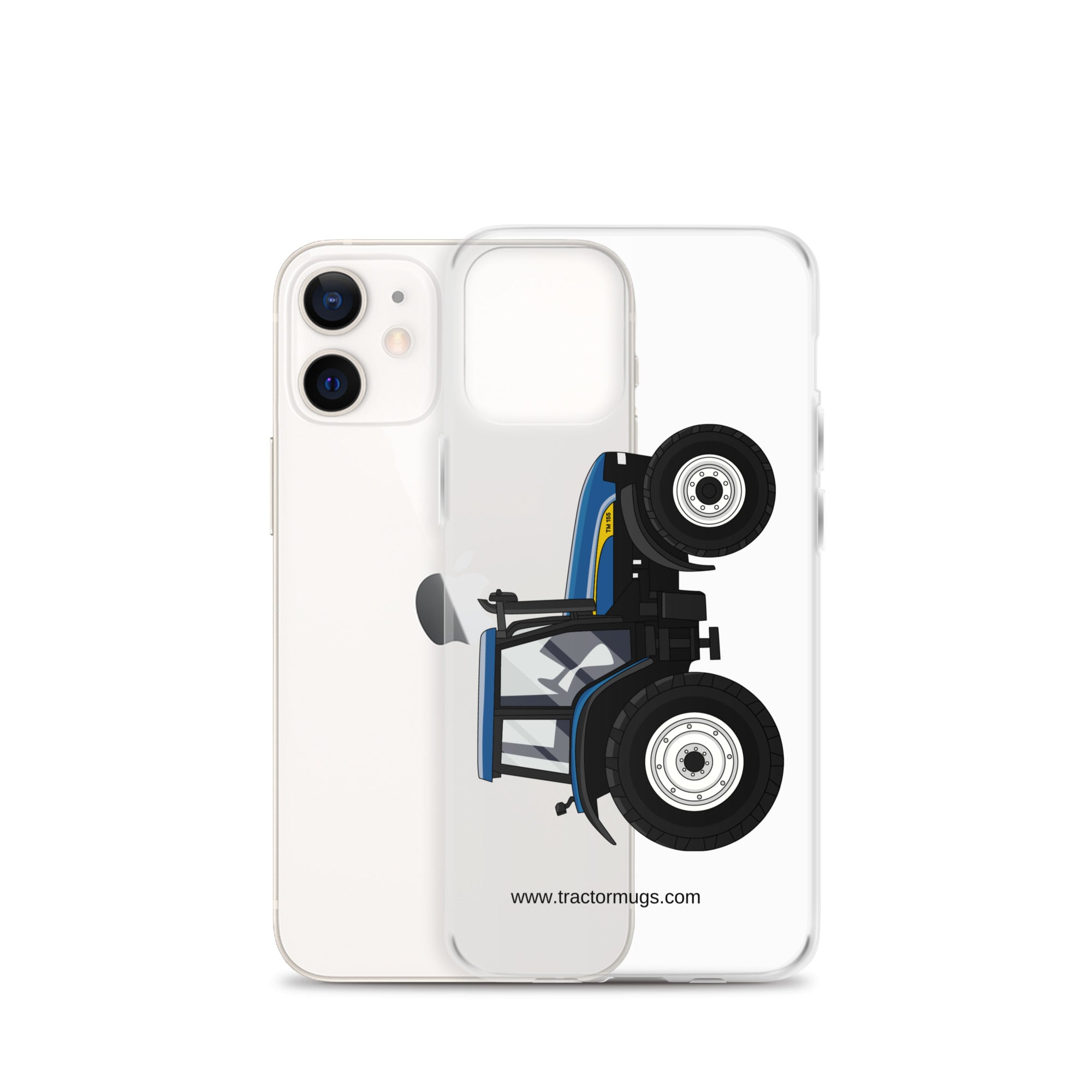 New Holland Clear Case for iPhone® New Holland TM 155 | Clear Case for iPhone® Quality Farmers Merch
