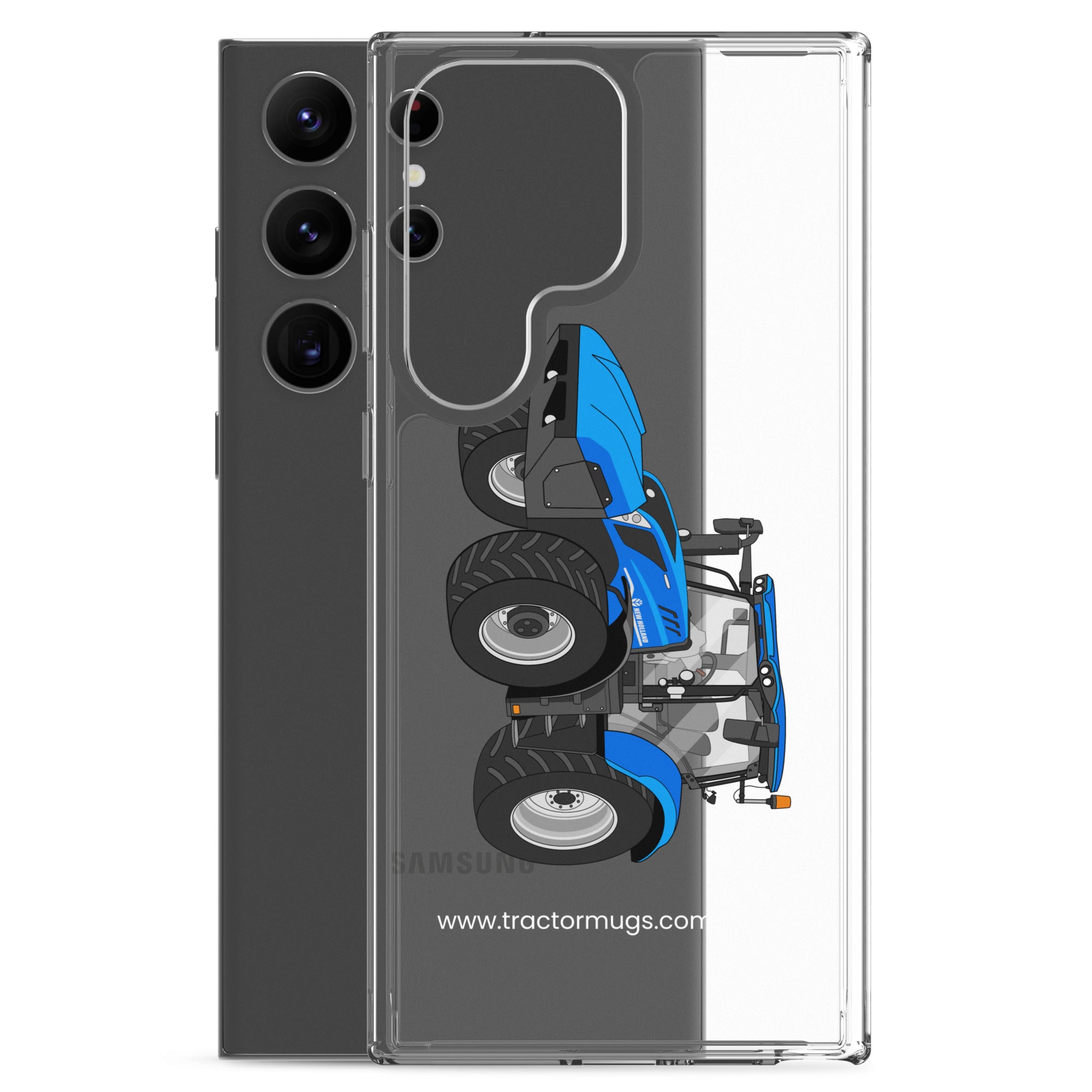 New Holland Clear Case for Samsung® New Holland T6 180 Methane | Clear Case for Samsung® Quality Farmers Merch