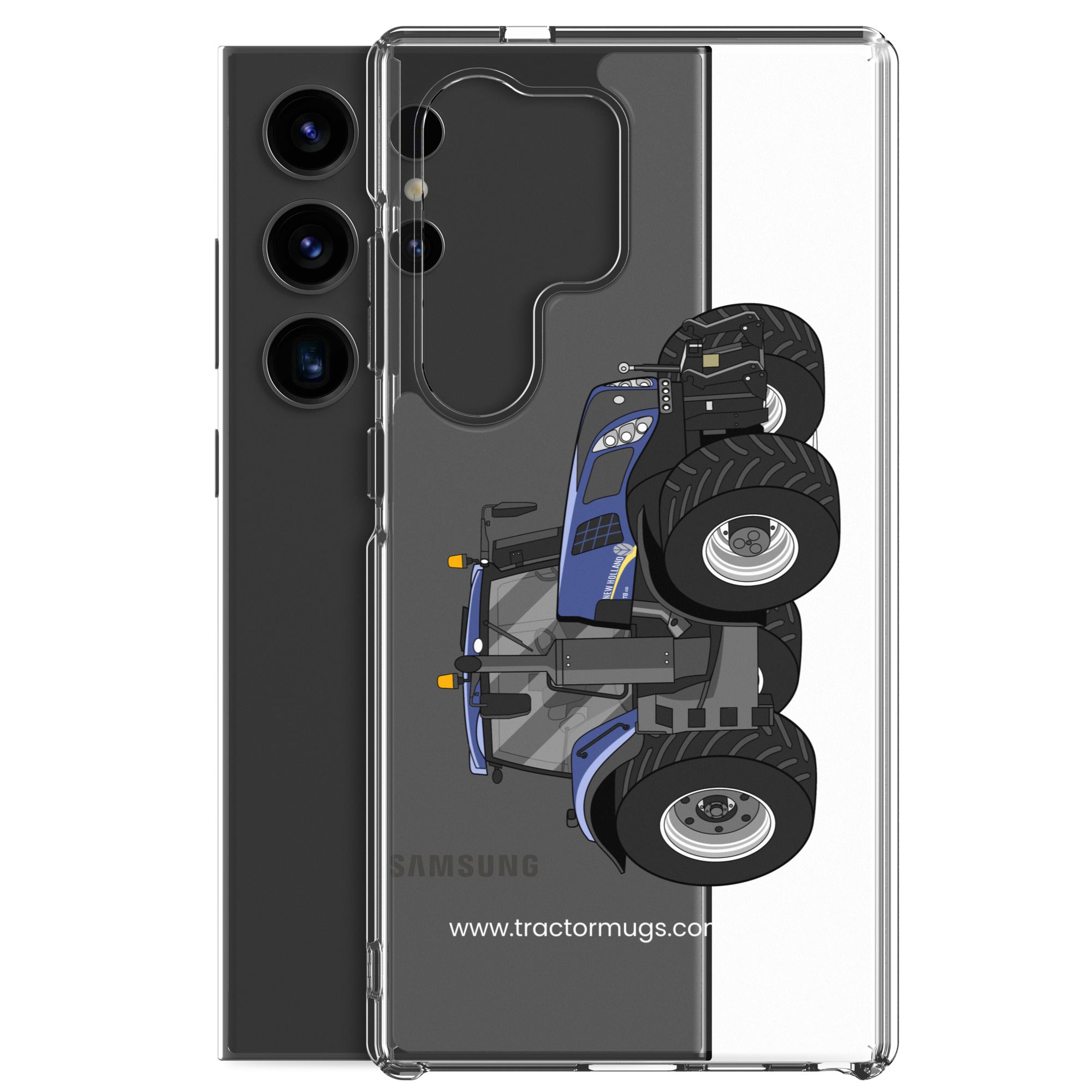 New Holland Clear Case for Samsung® New Holland T8 435 | Clear Case for Samsung® Quality Farmers Merch