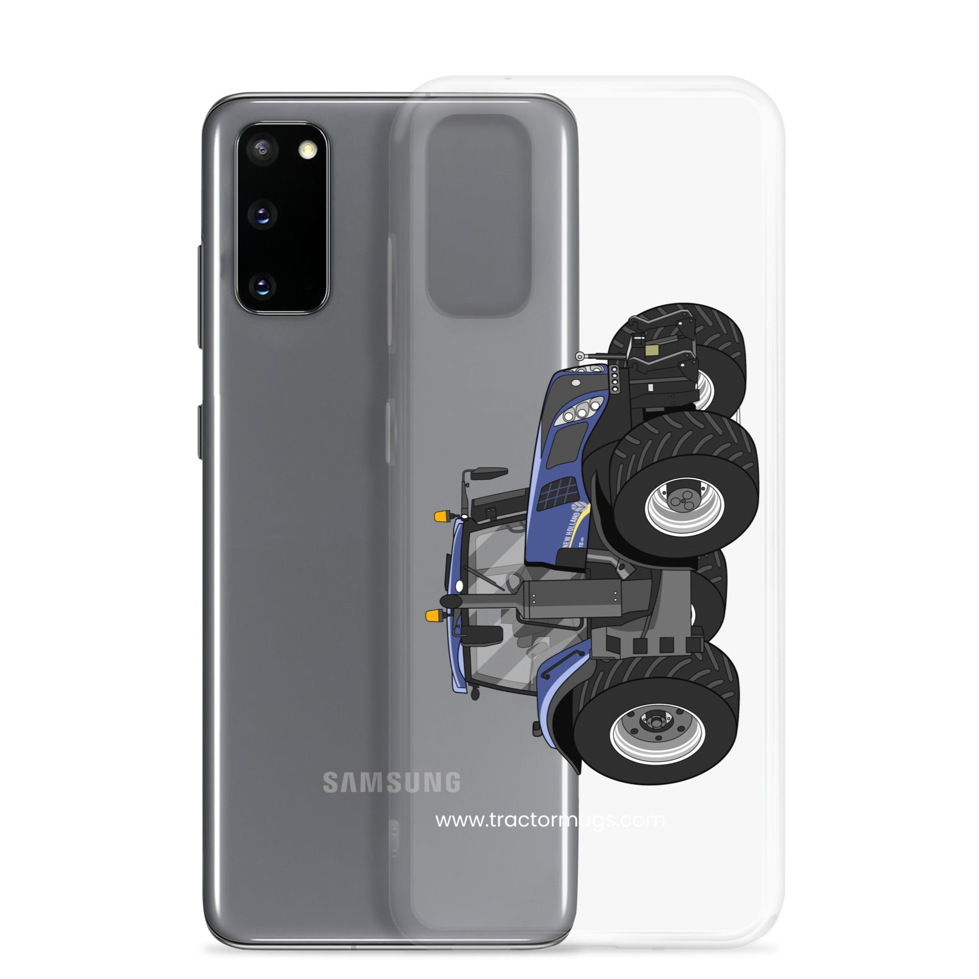 New Holland Clear Case for Samsung® New Holland T8 435 | Clear Case for Samsung® Quality Farmers Merch