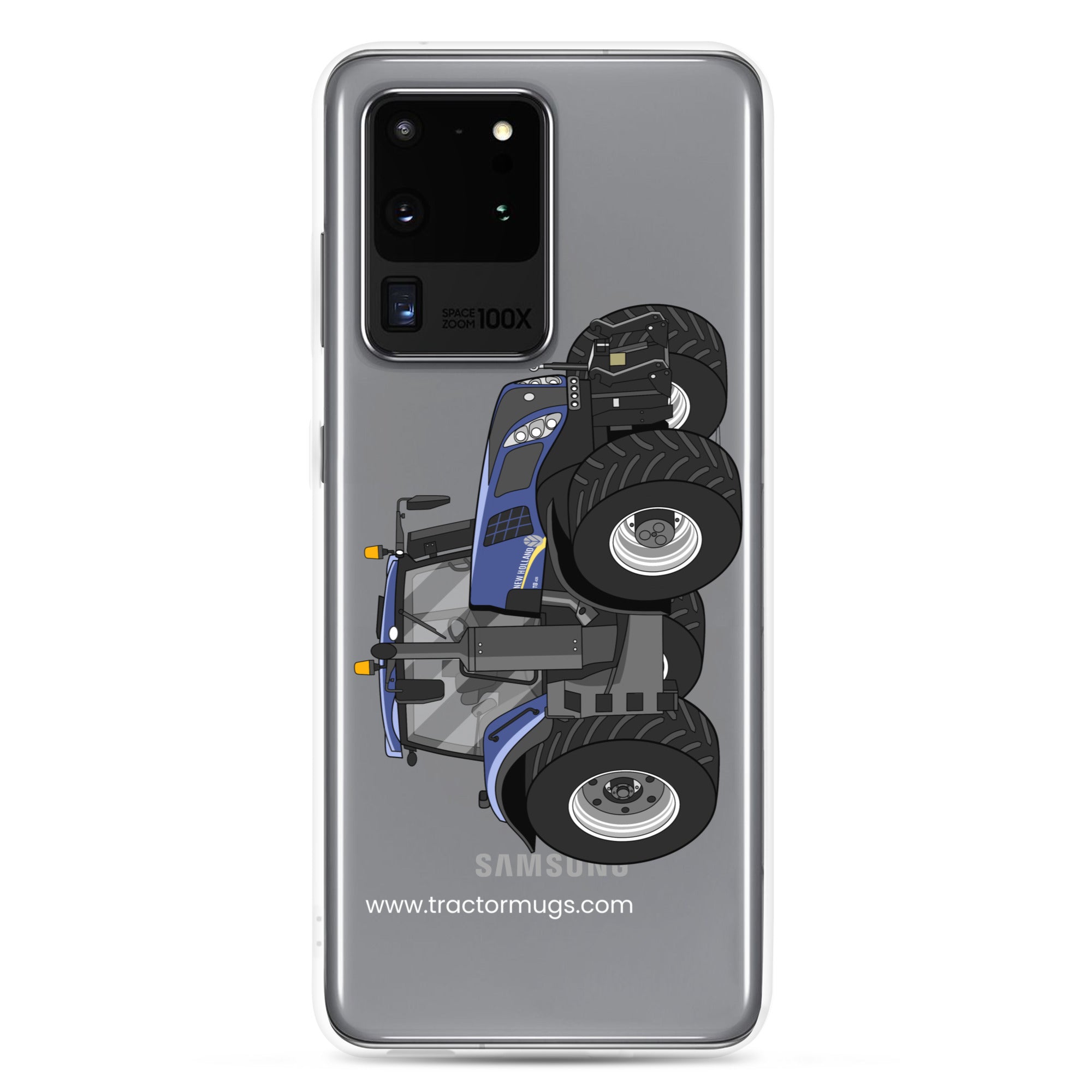 New Holland Clear Case for Samsung® Samsung Galaxy S20 Ultra New Holland T8 435 | Clear Case for Samsung® Quality Farmers Merch