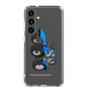 New Holland Clear Case for Samsung® Samsung Galaxy S24 Plus New Holland T6 180 Methane | Clear Case for Samsung® Quality Farmers Merch