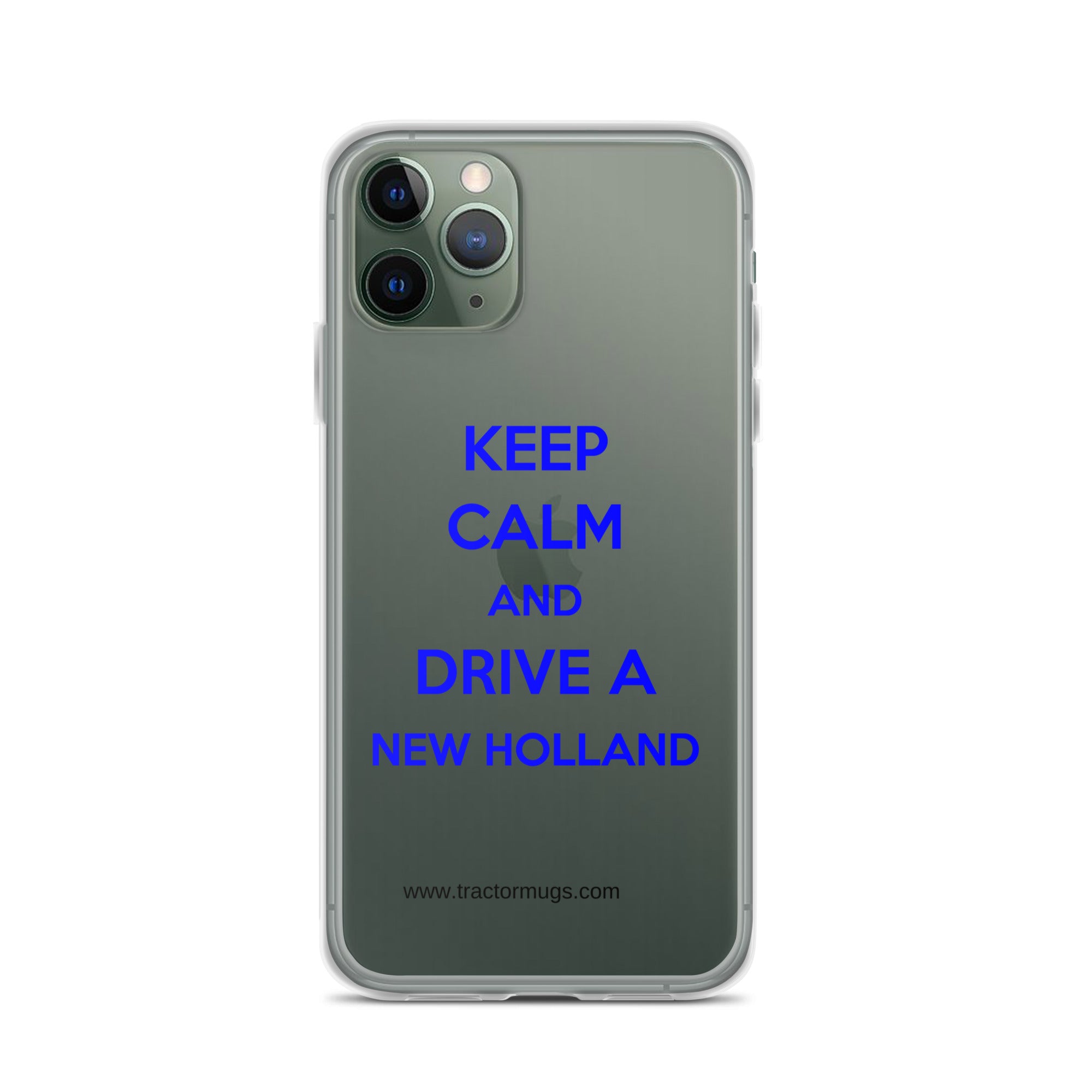 New Holland iPhone 11 Pro Keep Calm New Holland | Clear Case for iPhone® Quality Farmers Merch