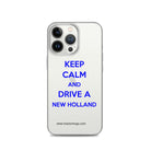 New Holland iPhone 13 Pro Keep Calm New Holland | Clear Case for iPhone® Quality Farmers Merch