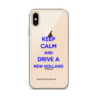 New Holland Keep Calm New Holland | Clear Case for iPhone® Quality Farmers Merch