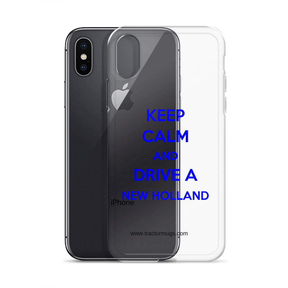 New Holland Keep Calm New Holland | Clear Case for iPhone® Quality Farmers Merch